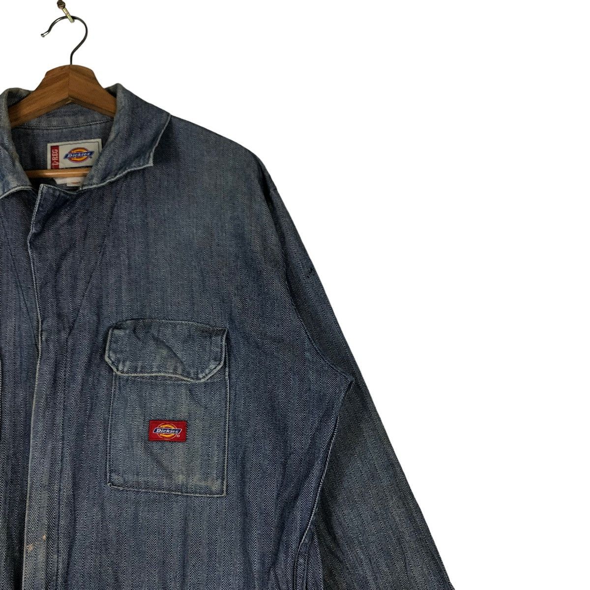 Japanese Brand 🔥VINTAGE A LEGEND IN WORK DICKIES HBT DESIGN WORK COVERALL Size US 40 / EU 56 - 6 Thumbnail