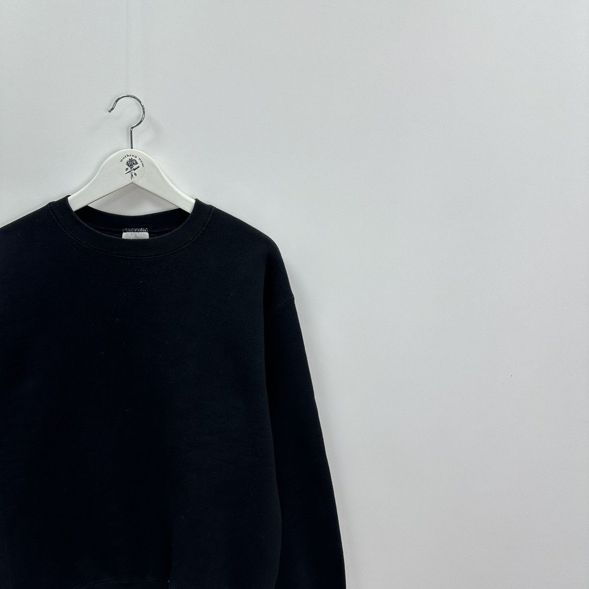 Edwin Vintage 90s Edwin Heavyweight Black sweatshirt made in USA Size US L / EU 52-54 / 3 - 2 Thumbnail