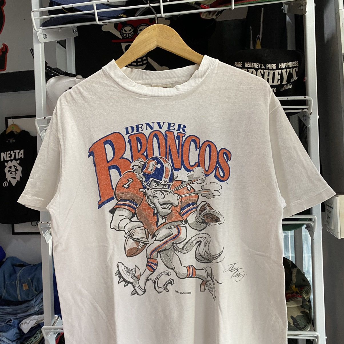 NFL Vintage 1988 Denver Broncos Buffalo Rap Tees Style Tee Size US M / EU 48-50 / 2 - 3 Thumbnail