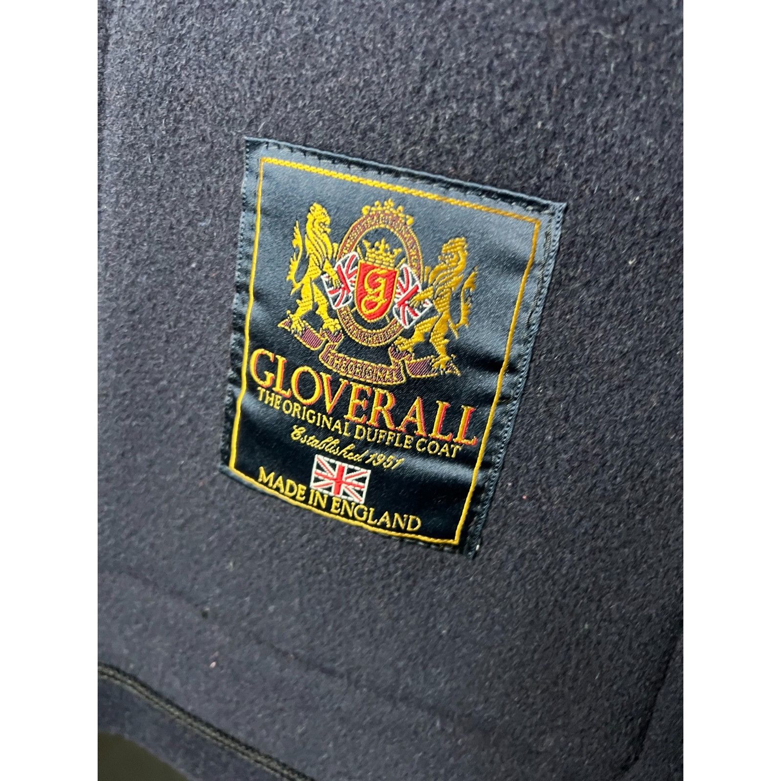 Gloverall VTG Gloverall Original English Duffle Coat Hooded Blue Toggl Size XL / US 12-14 / IT 48-50 - 4 Thumbnail