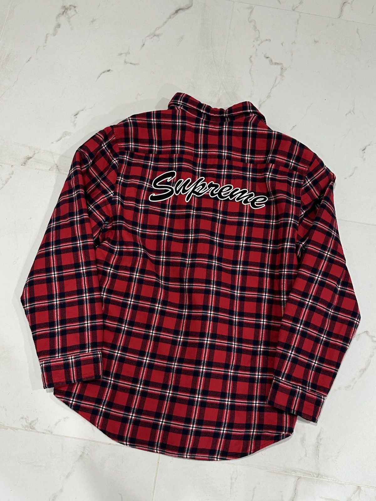 Supreme Supreme Arc Logo Work Shirt | Grailed