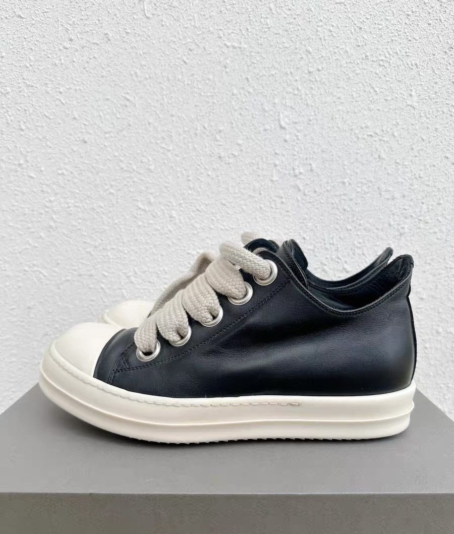 Rick Owens Rick Owens New Leather High-Top with Thick Laces Size US 8 / EU 41 - 1 Thumbnail