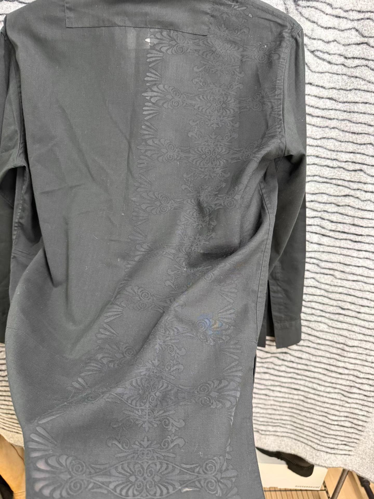 Yohji Yamamoto yohji yamamoto y's Sheer Patterned Shirt K20 Size US L / EU 52-54 / 3 - 6 Thumbnail