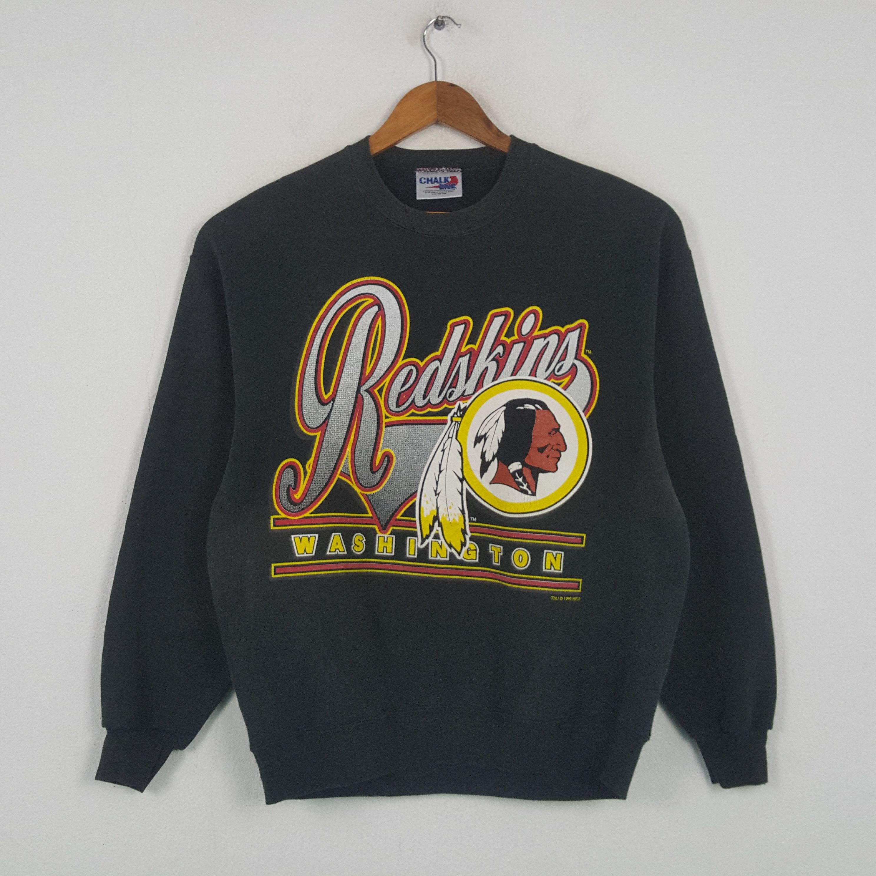 Chalk Line × NFL × Vintage Vintage REDSKING WASHINGTON NFL Team Sweatshirt C295N12 Size US M / EU 48-50 / 2 - 1 Thumbnail