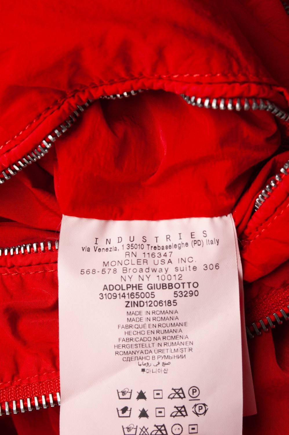 Moncler Moncler Adolphe Red Jacket Men Size 4 H4525 Size US M / EU 48-50 / 2 - 11 Thumbnail
