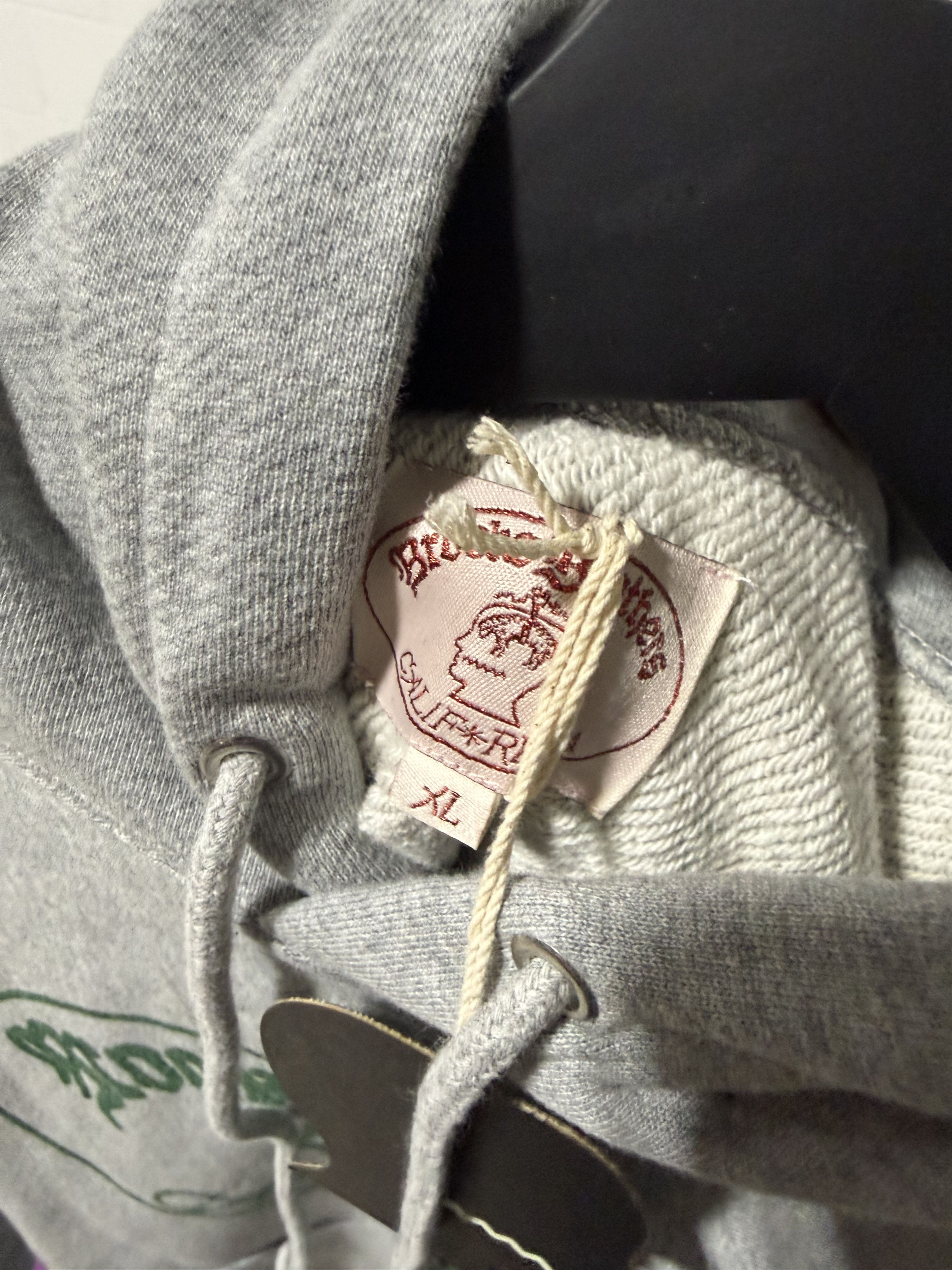 Brain Dead Brain Dead x Brooks Brothers California Logo Hoodie 'Grey' Size US XL / EU 56 / 4 - 3 Thumbnail