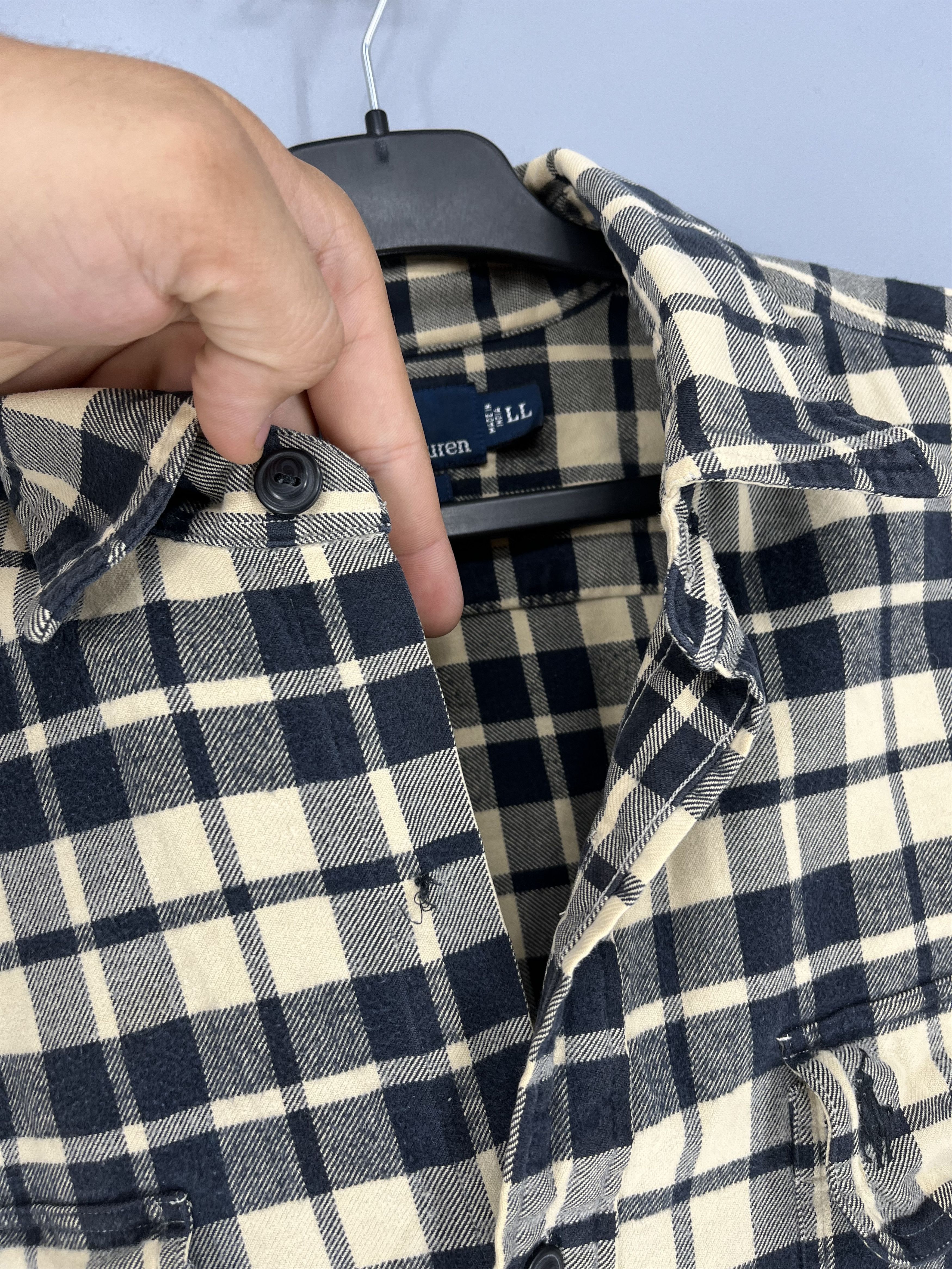 Polo Ralph Lauren Vintage Flannel Polo Raplh Lauren Plaid Shirt Travis style Size US L / EU 52-54 / 3 - 9 Thumbnail