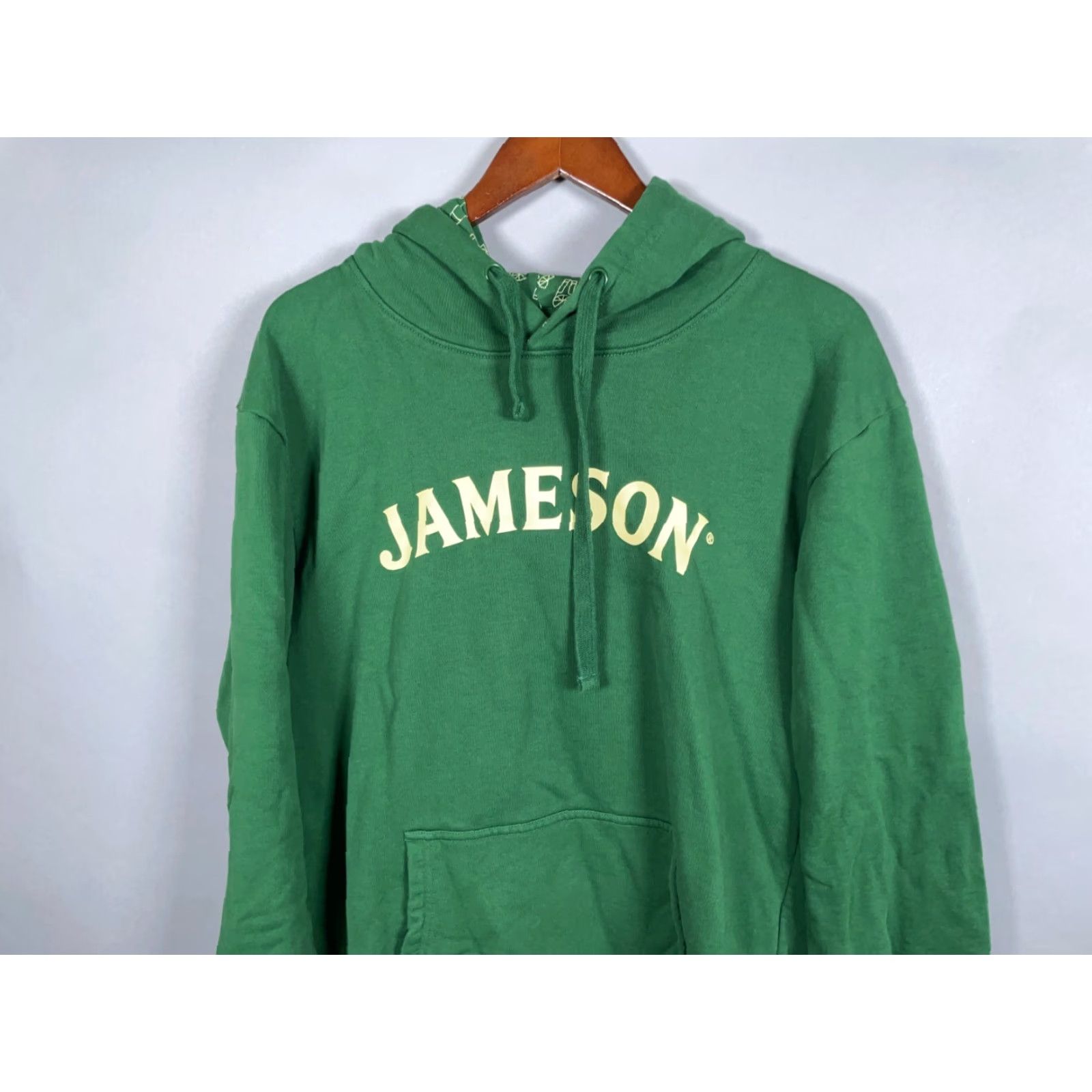 Vintage Jameson Hoodie Green Adult Large Heavyweight Graphic Sweatshirt Beer Mens Size US L / EU 52-54 / 3 - 4 Thumbnail