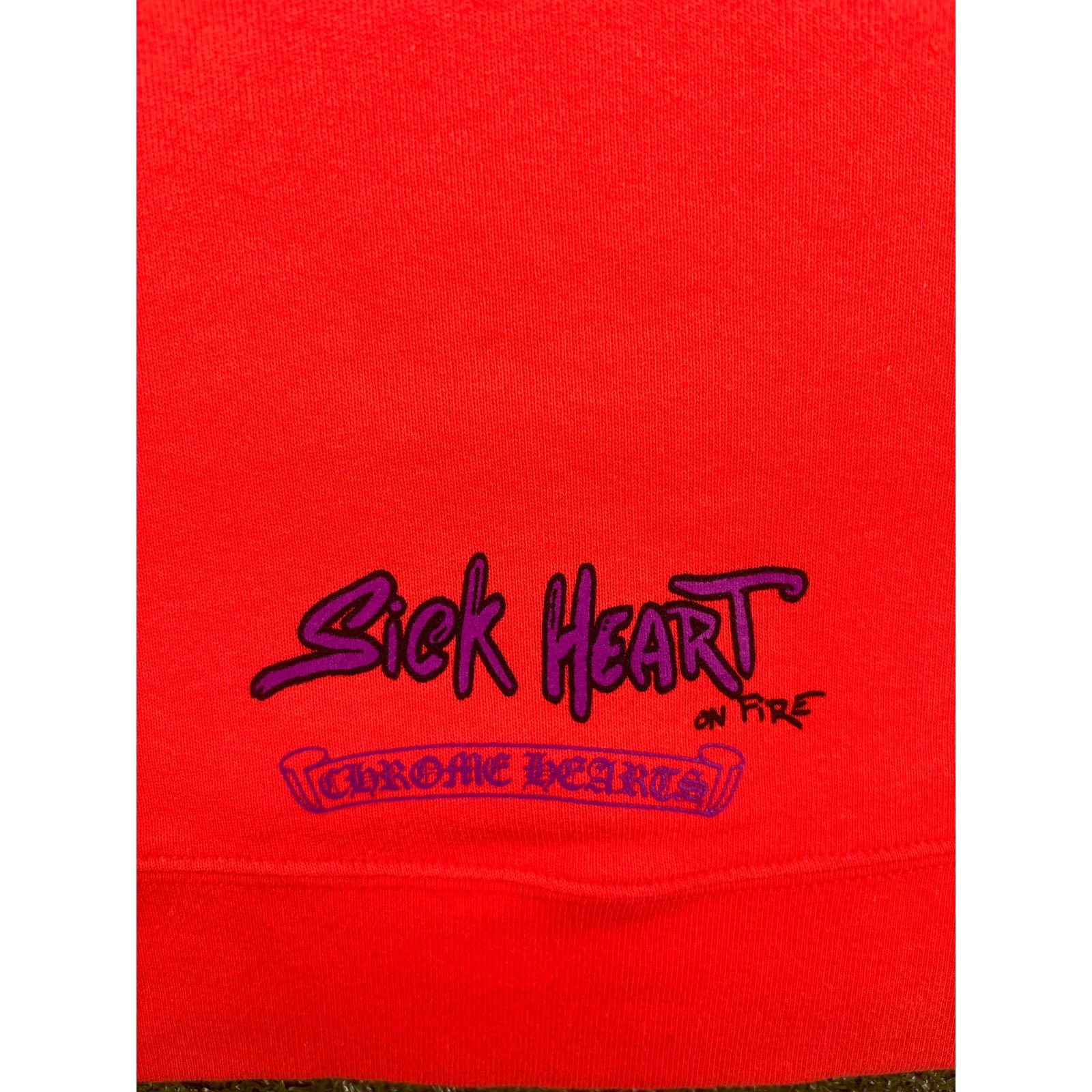 Chrome Hearts Chrome Hearts Matty Boy "Sadistic Lipstick" Red Hoodie XL Size US XL / EU 56 / 4 - 7 Thumbnail