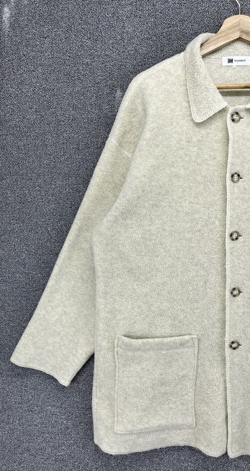 Issey Miyake Vintage Issey Miyake Products Fleece Button Up Jacket Size US L / EU 52-54 / 3 - 2 Thumbnail