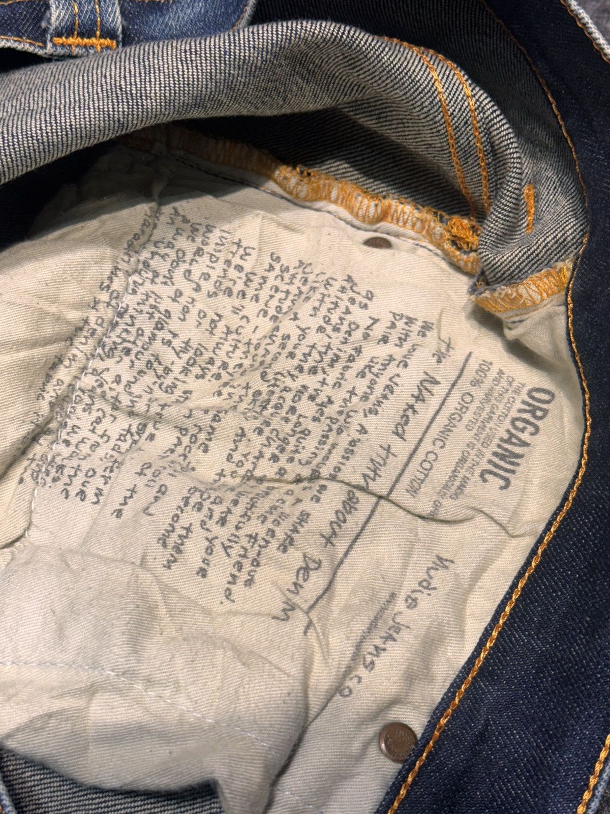Nudie Jeans Nudie Jeans Co.-Grim Tim (Dry Organic) Made in Italy Size US 32 / EU 48 - 5 Thumbnail