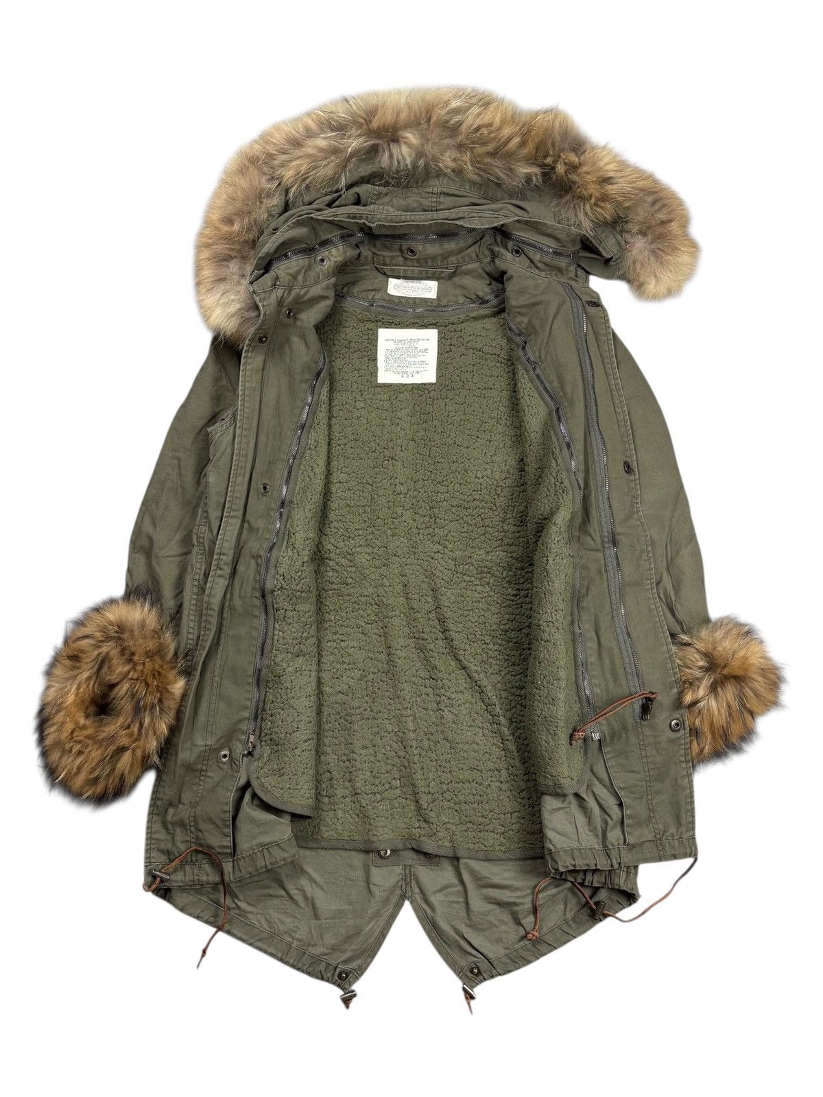 GOA 2000s GOA - Apocalypse Style Fur Hoodie Jacket Size US M / EU 48-50 / 2 - 2 Thumbnail