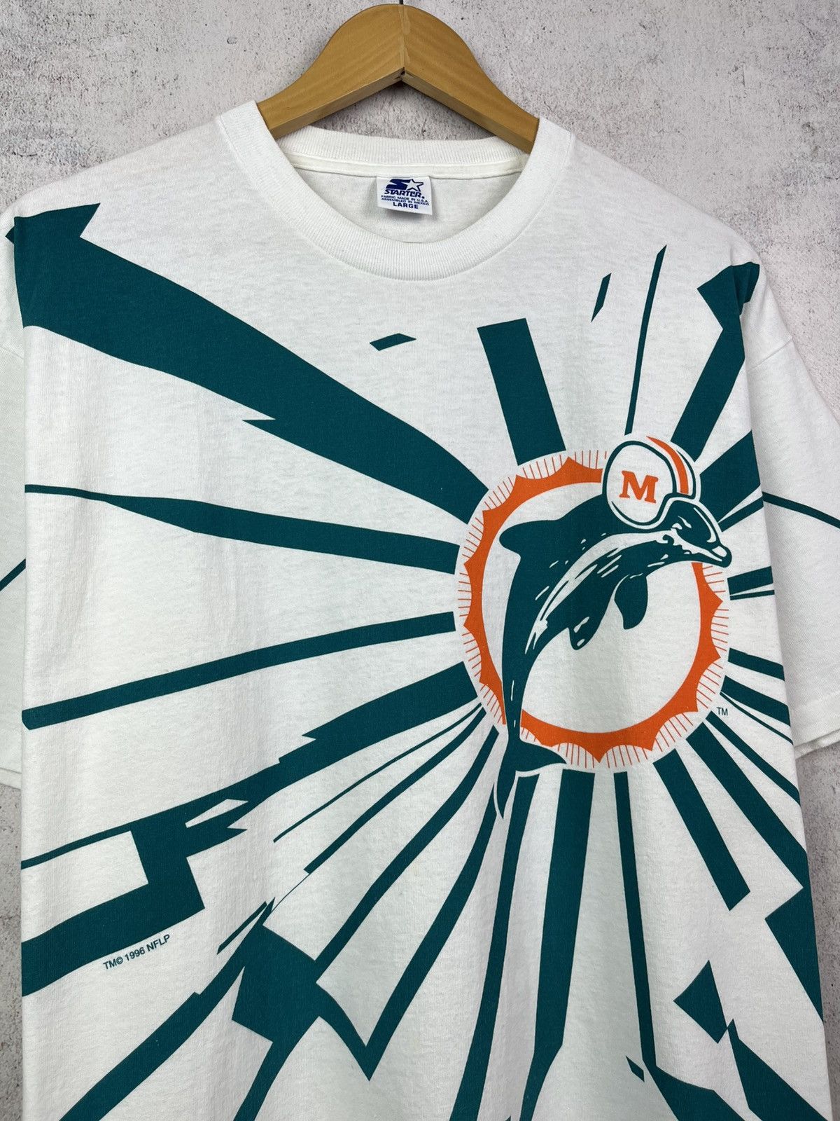 Starter Vintage Starter Miami Dolphins 1996 NFL Shirt Made in USA Size US L / EU 52-54 / 3 - 3 Thumbnail