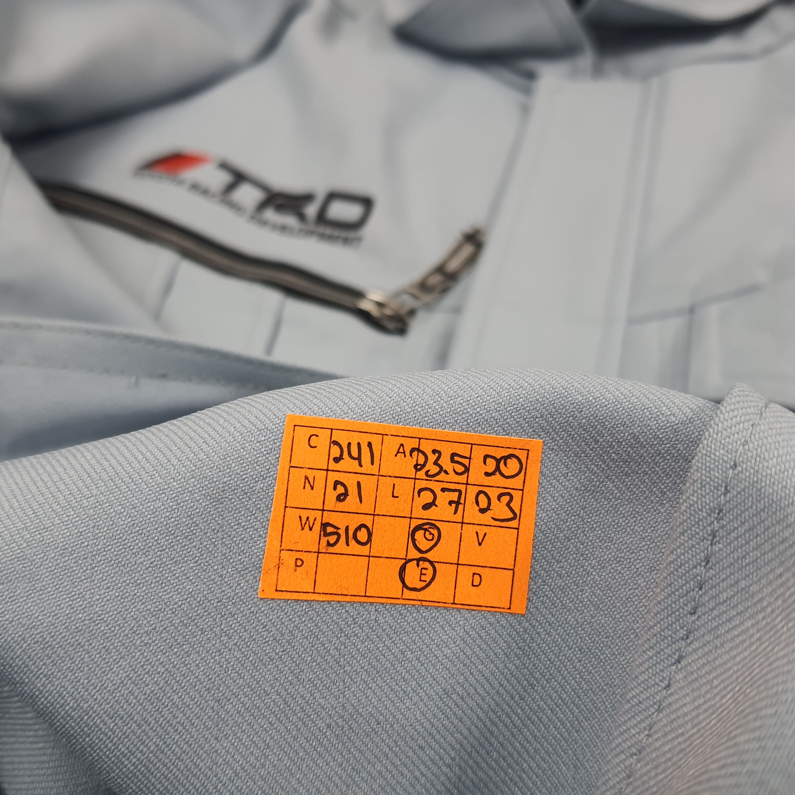 Other Vintage TRD Toyota Motorsports Racing Jacket C241N21 Size US L / EU 52-54 / 3 - 7 Thumbnail