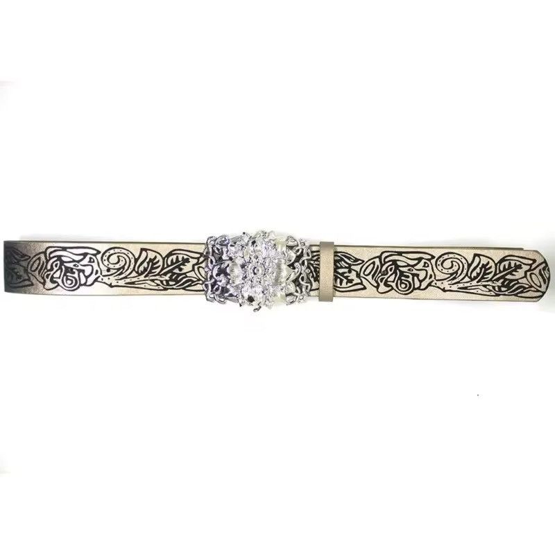 Vintage Poisonous Rose Buckle Belt Size ONE SIZE - 7 Thumbnail