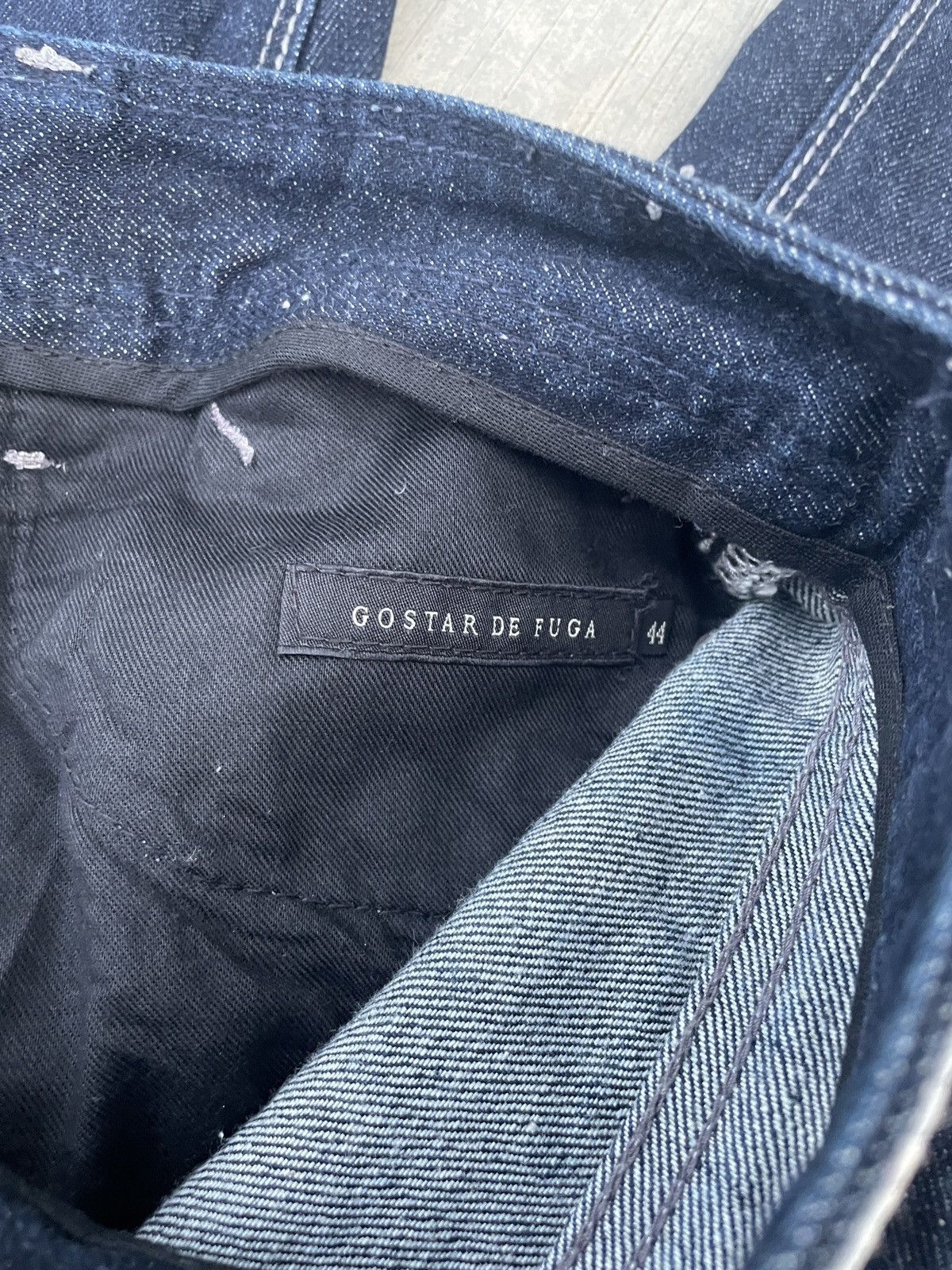 GOSTAR DE FUGA 2000s JAPANESE BRAND FUGA RAW DENIM SLIM Size US 30 / EU 46 - 5 Thumbnail