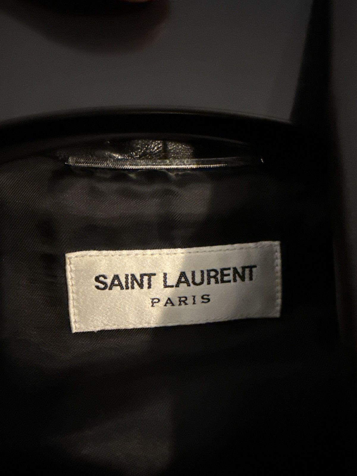 Saint Laurent Paris FW23 Saint Laurent Leather Lavalliere-Neck London Blouse Size US S / EU 44-46 / 1 - 15 Thumbnail