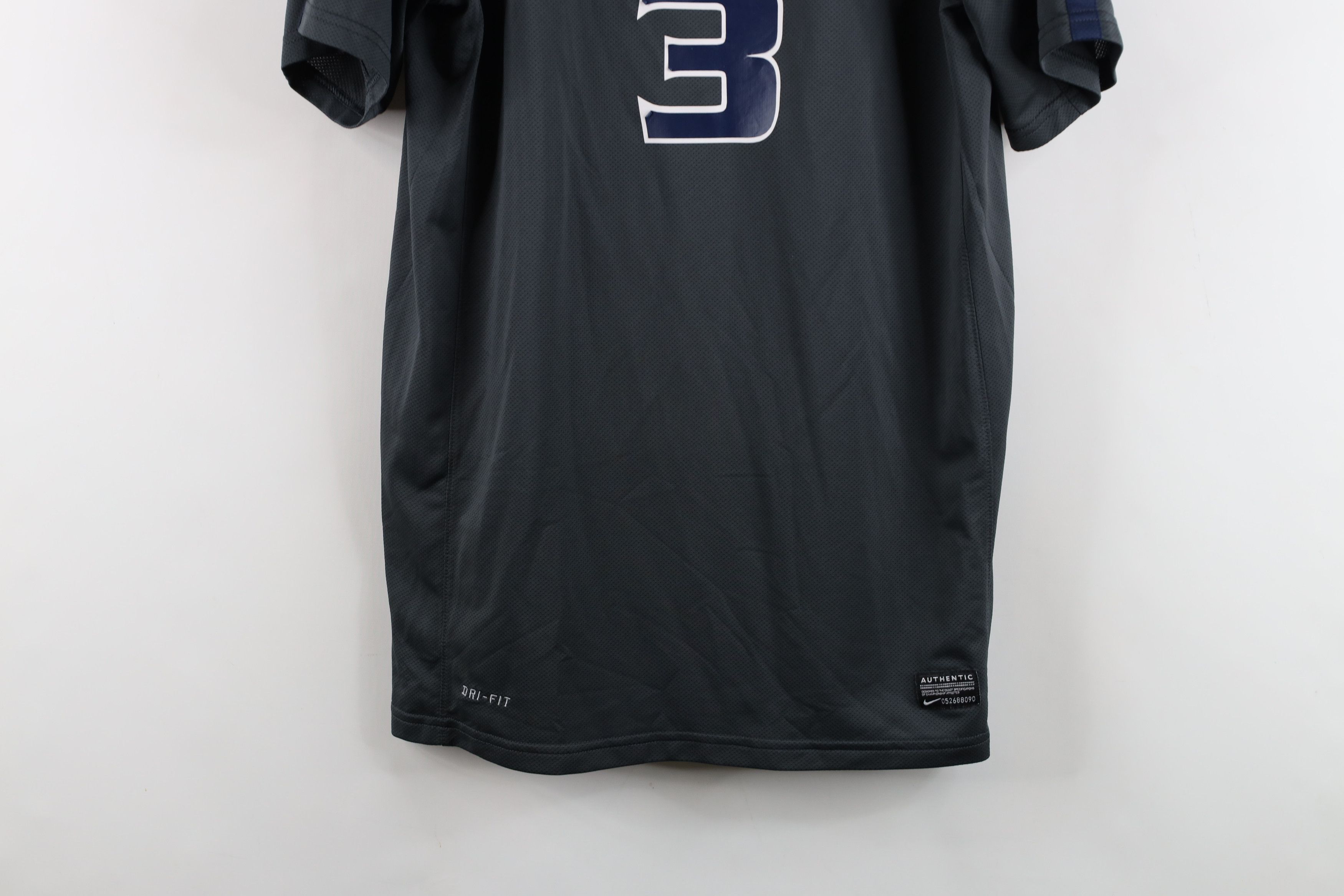 Nike Nike Game Worn University of Toledo Soccer Jersey Gray #3 Size US S / EU 44-46 / 1 - 3 Thumbnail