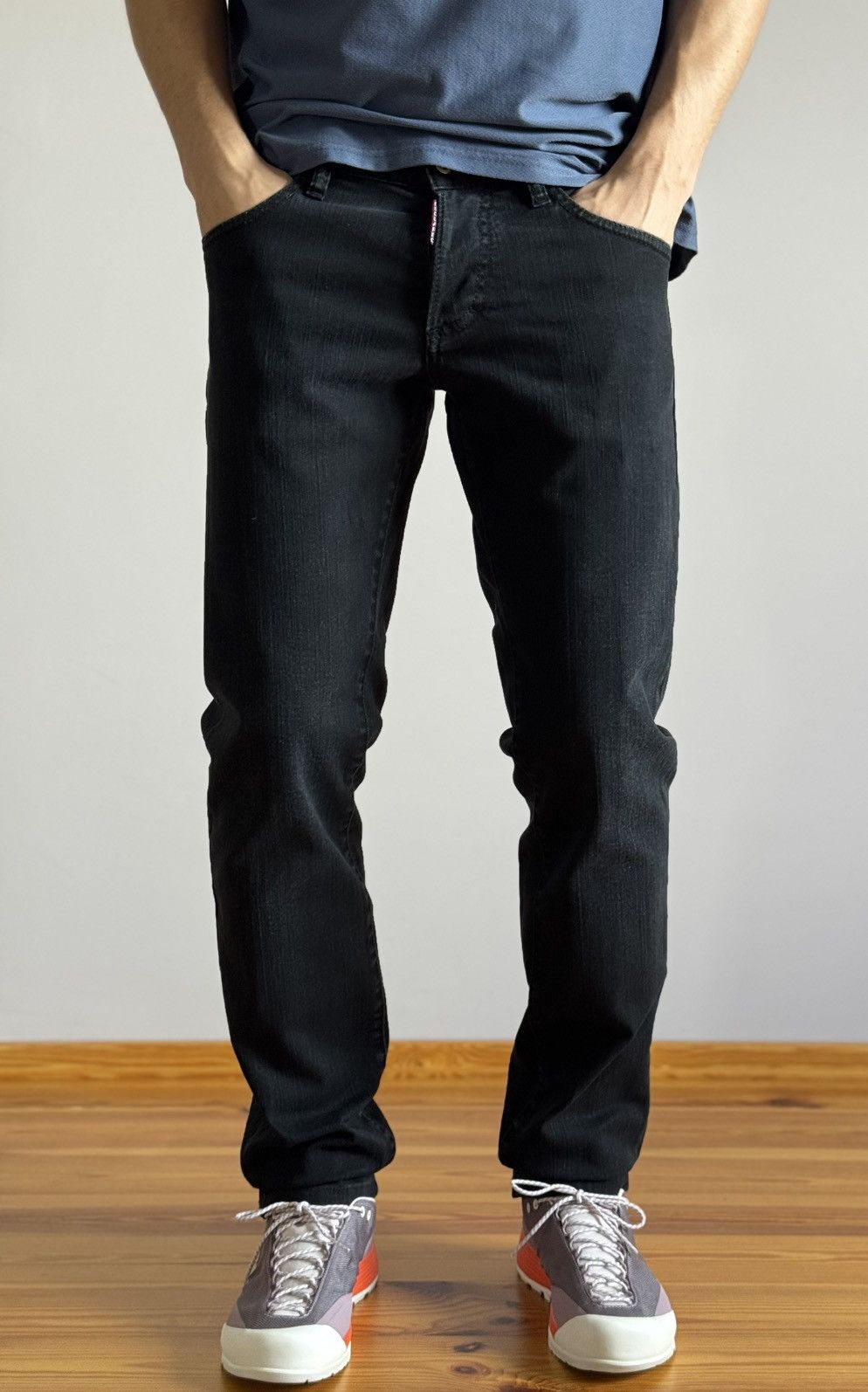 Dsquared2 Dsquared2 Metal Logo Denim Pants Black Jeans 48 Size US 30 / EU 46 - 2 Thumbnail