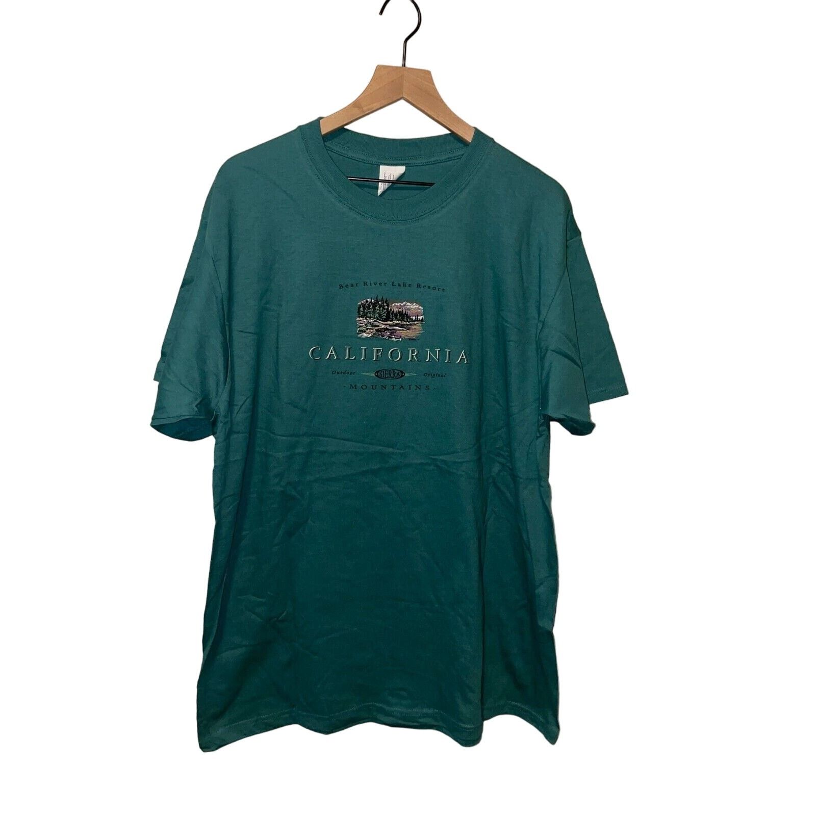 Anvil Vintage Bear River Lake Resort Shirt California Tee 90s XL Size US XL / EU 56 / 4 - 1 Thumbnail