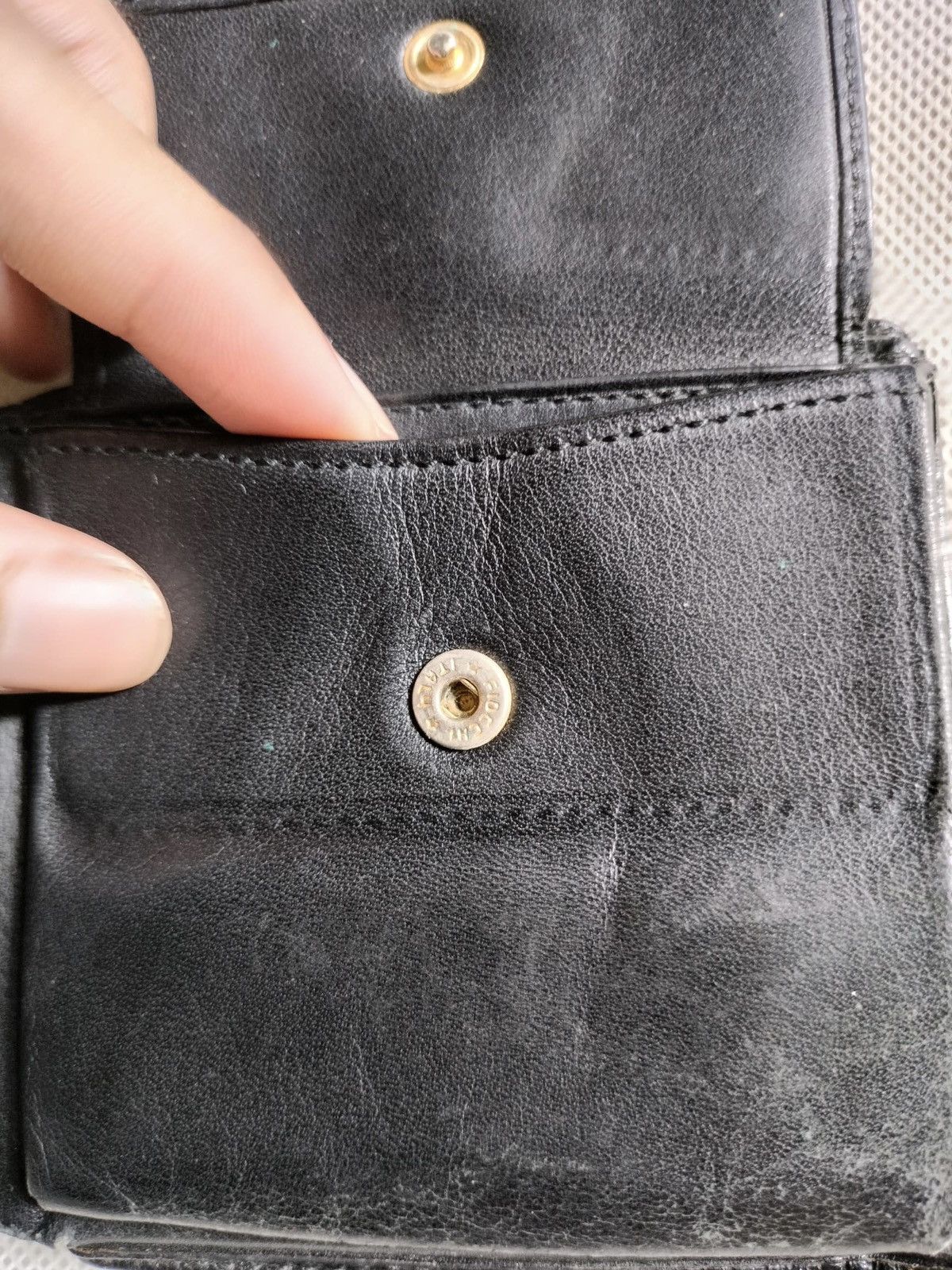 Genuine Leather × Loewe Loewe anagram Bifold grained leather wallet Size ONE SIZE - 7 Thumbnail