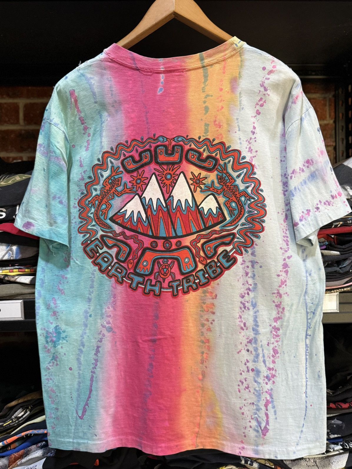 Arts & Science Vintage 90s Art Earth Tribe Tie Dye Tee Size US L / EU 52-54 / 3 - 1 Thumbnail