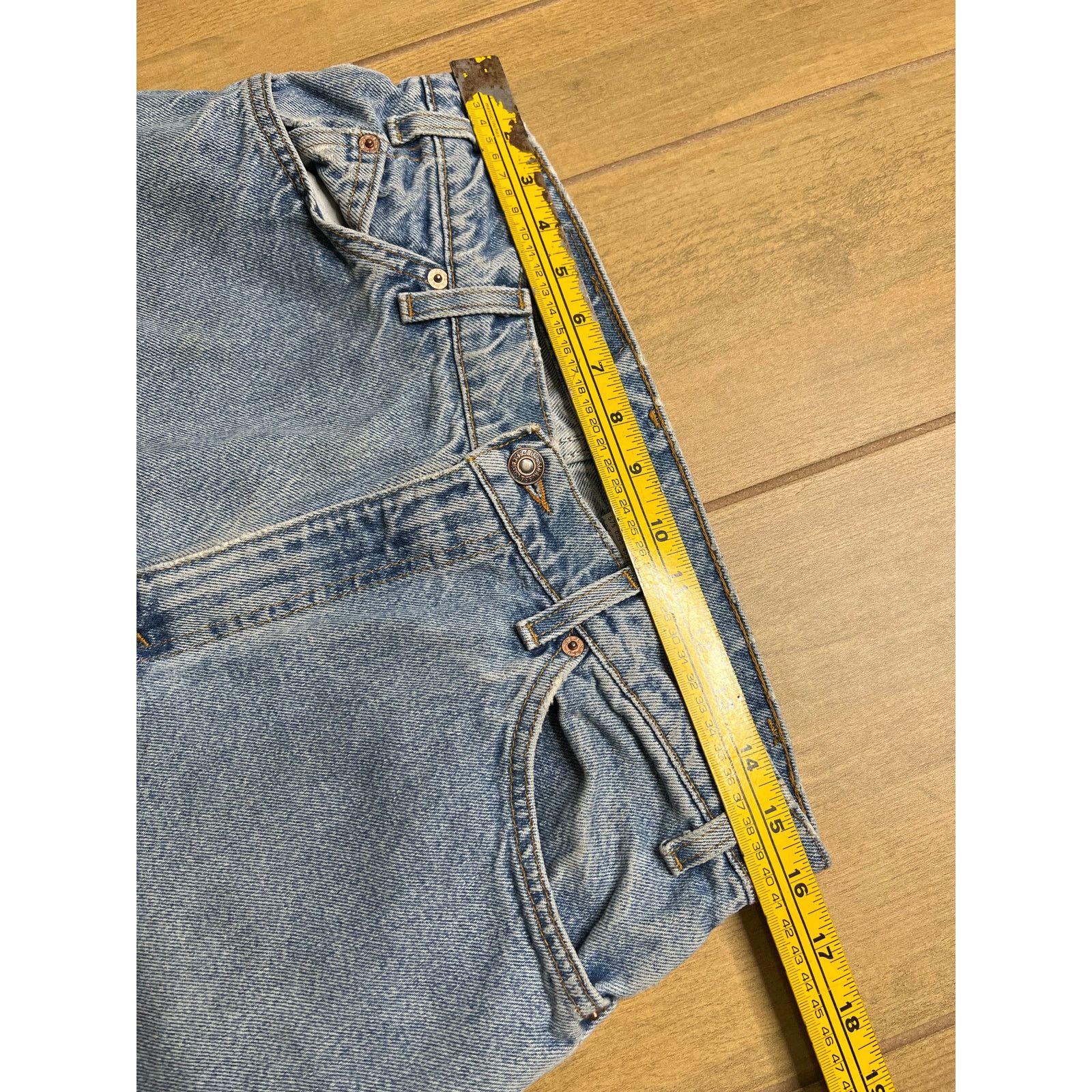 Levi's Vintage Levi’s 560 Loose Fit Tapered Jeans USA 33x32 Orange Size US 33 - 7 Thumbnail