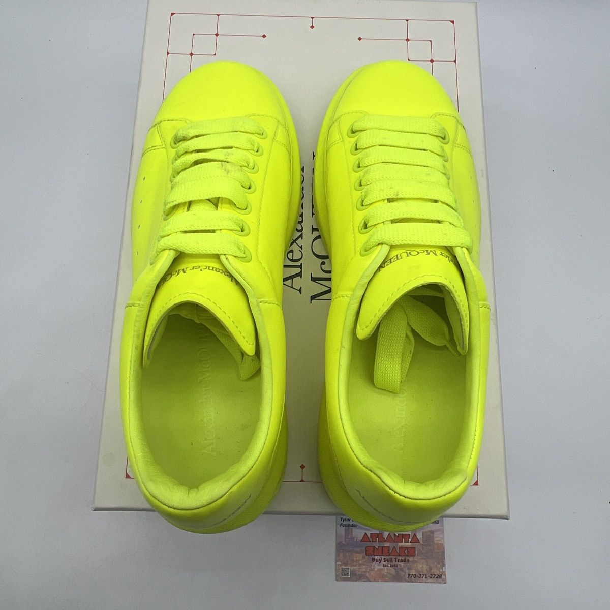 Alexander McQueen Alexander McQueen Fluorescent Yellow Size US 7 / EU 40 - 6 Thumbnail