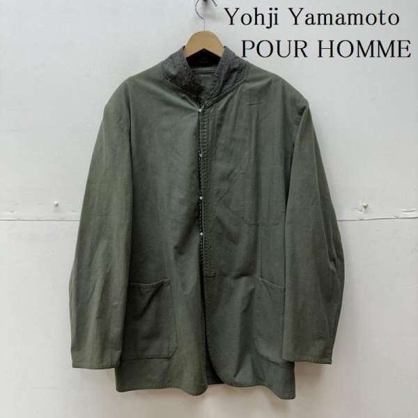 Yohji Yamamoto Yohji Yamamoto Pour Homme 95ss Band Collar Jacket Size US M / EU 48-50 / 2 - 1 Thumbnail