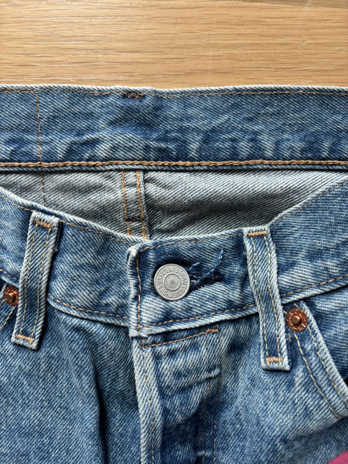 DENIM TEARS Denim Tears Bstroy Tears Lightwash Blue/Pink Jeans 30x32 Size US 30 / EU 46 - 9 Thumbnail