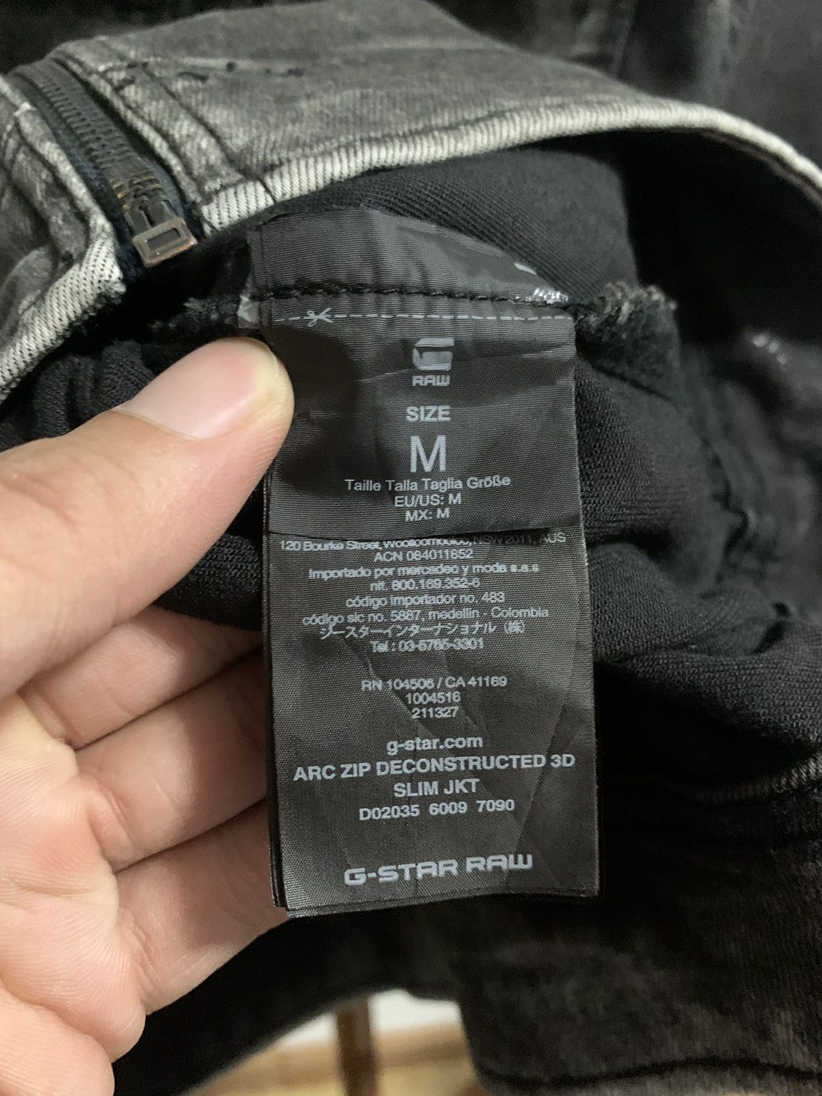 G-Star G-STAR ARC ZIP DECONSTRUCTED 3D SLIM JACKET Size US M / EU 48-50 / 2 - 9 Thumbnail