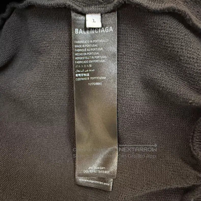 Balenciaga Balenciaga Distressed Zipper Hooded Jacket Size US S / EU 44-46 / 1 - 7 Thumbnail