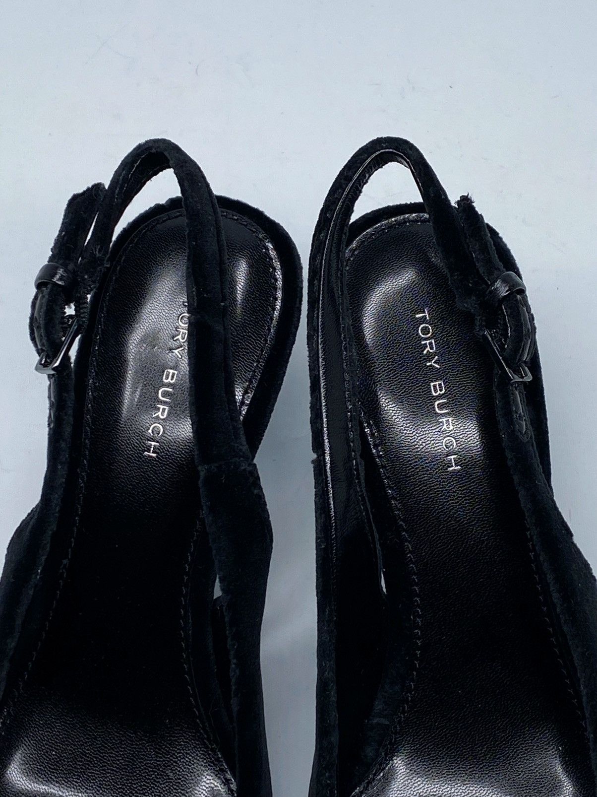 Tory Burch Tory Burch Eleanor Velvet Slingback Pointed Toe Pump size 6 Size US 6 / IT 36 - 5 Thumbnail