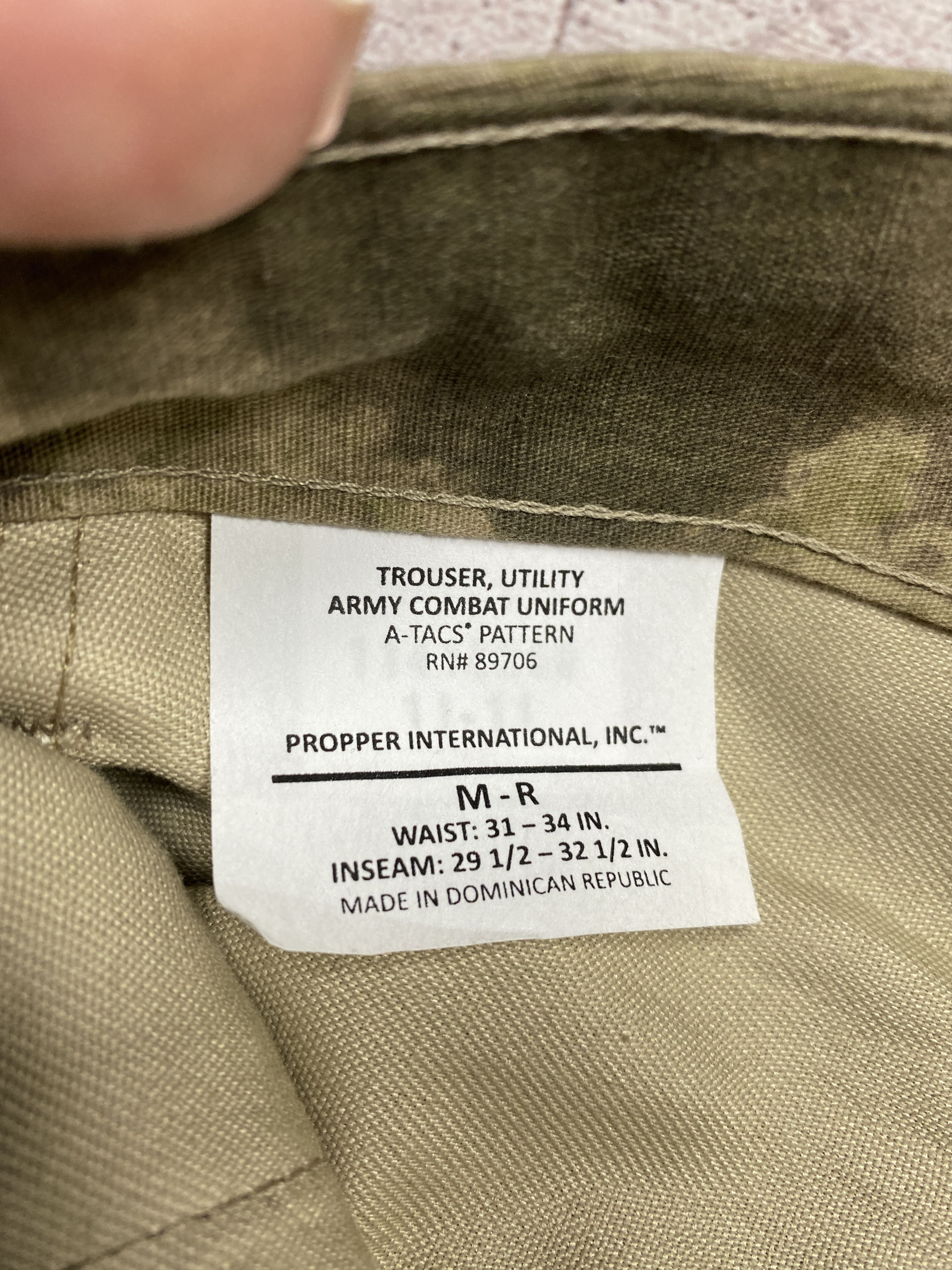 20471120 × Propper Propper Vintage Military Camo Cargo Pants Y2K Baggy Size US 32 / EU 48 - 4 Thumbnail