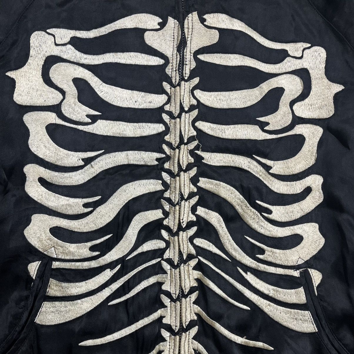 Kapital Back street crawler skeleton rayon souvenir sukajan jacket Size US M / EU 48-50 / 2 - 6 Thumbnail