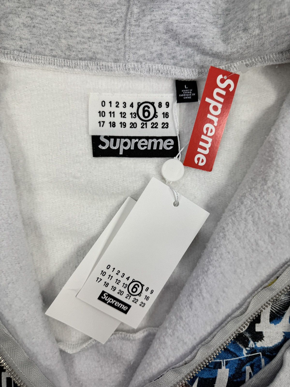 Maison Margiela × Supreme MM6 EAGLE ZIP UP HOODIE Size US L / EU 52-54 / 3 - 4 Thumbnail