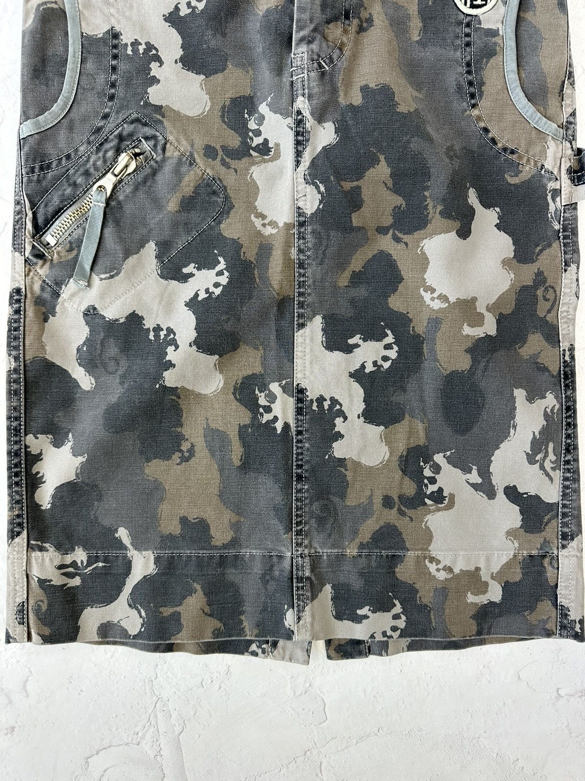 Diesel Vintage Diesel Camo Midi Skirt Size 26" / US 2 / IT 38 - 3 Thumbnail