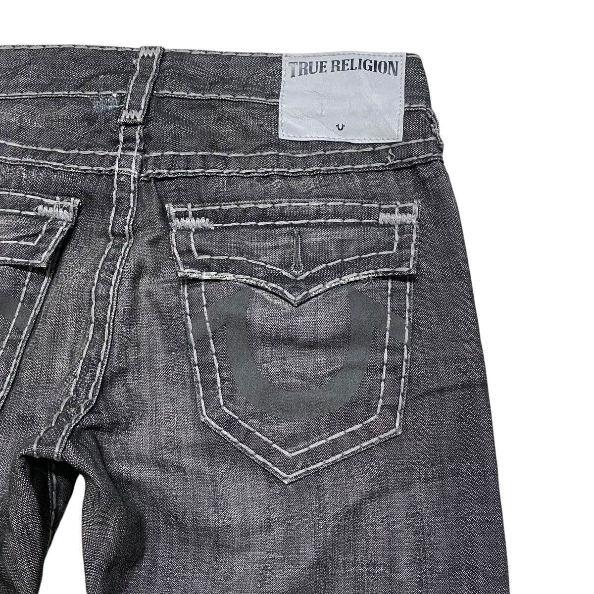 True Religion True Religion Reflected Ricky Flap Black Denim Jeans Size US 34 / EU 50 - 12 Thumbnail