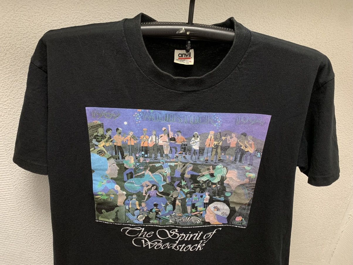 Vintage The Spirit Of Woodstock 1969 1999 vintag t-shirt Made In Usa Size US L / EU 52-54 / 3 - 4 Thumbnail