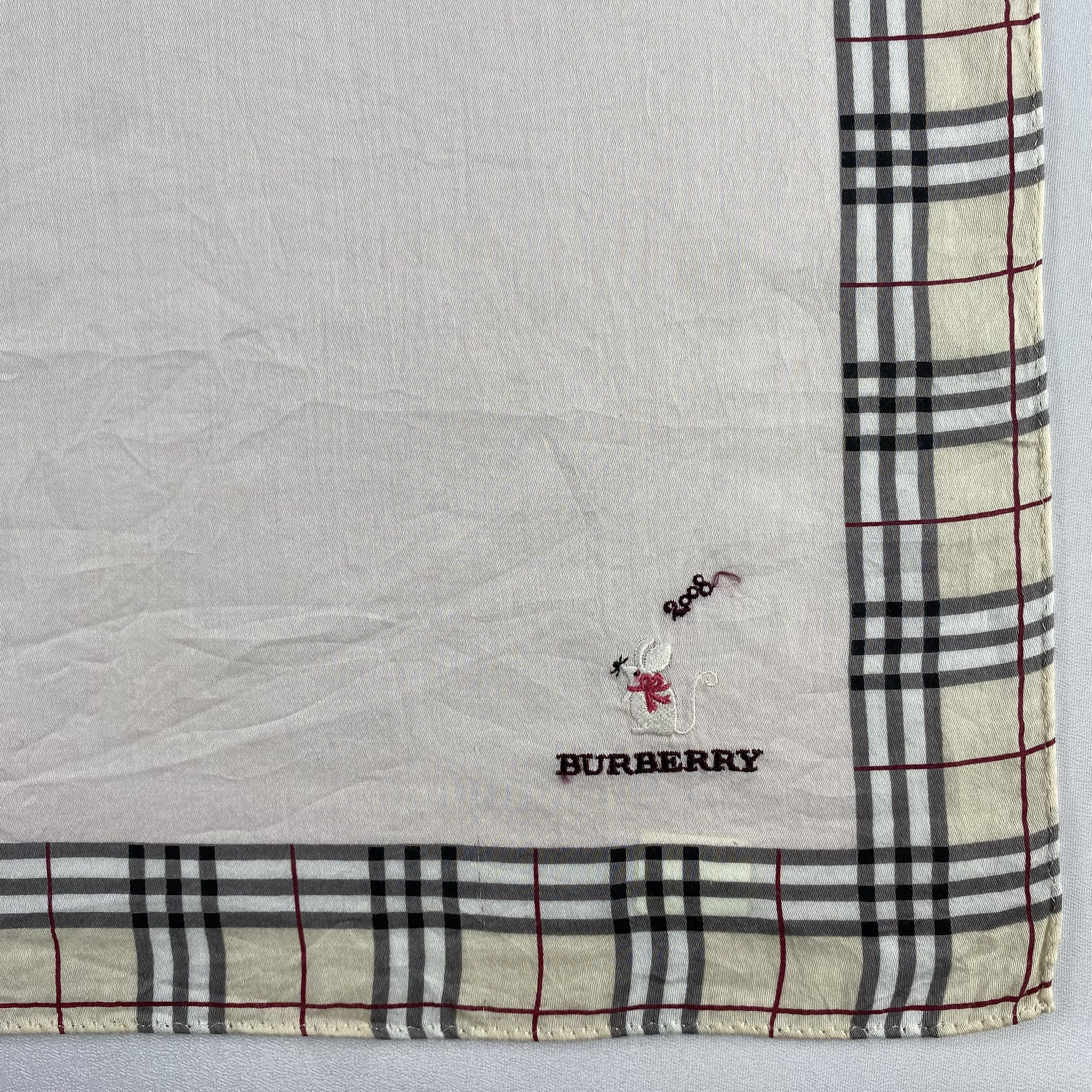 Burberry × Vintage Burberry Handkerchief / Neckerchief / Bandana-P886 Size ONE SIZE - 3 Thumbnail