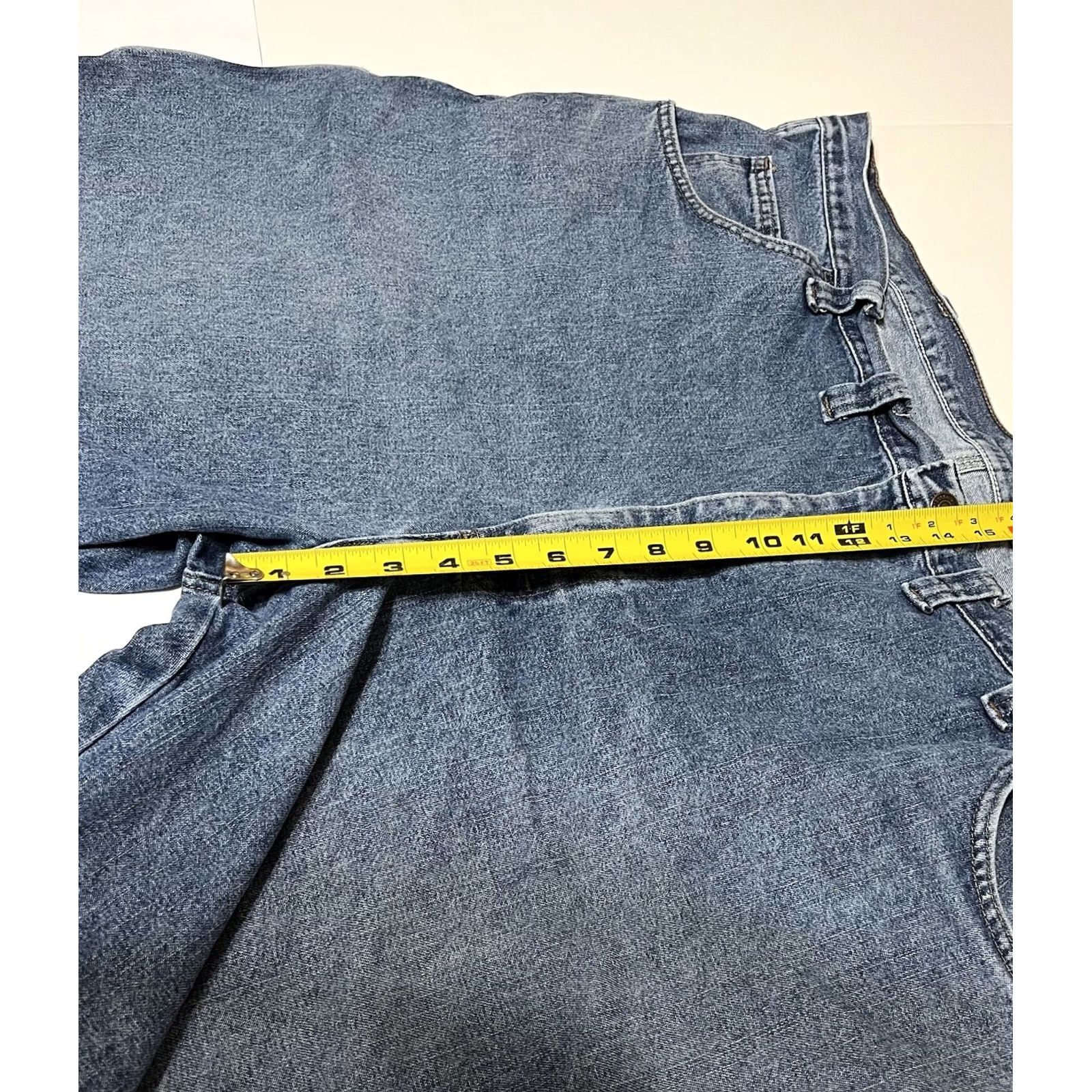 Wrangler Wrangler Shorts Mens 46 Blue Denim Carpenter Utility Workwear Casual Men Size US 30 / EU 46 - 4 Thumbnail