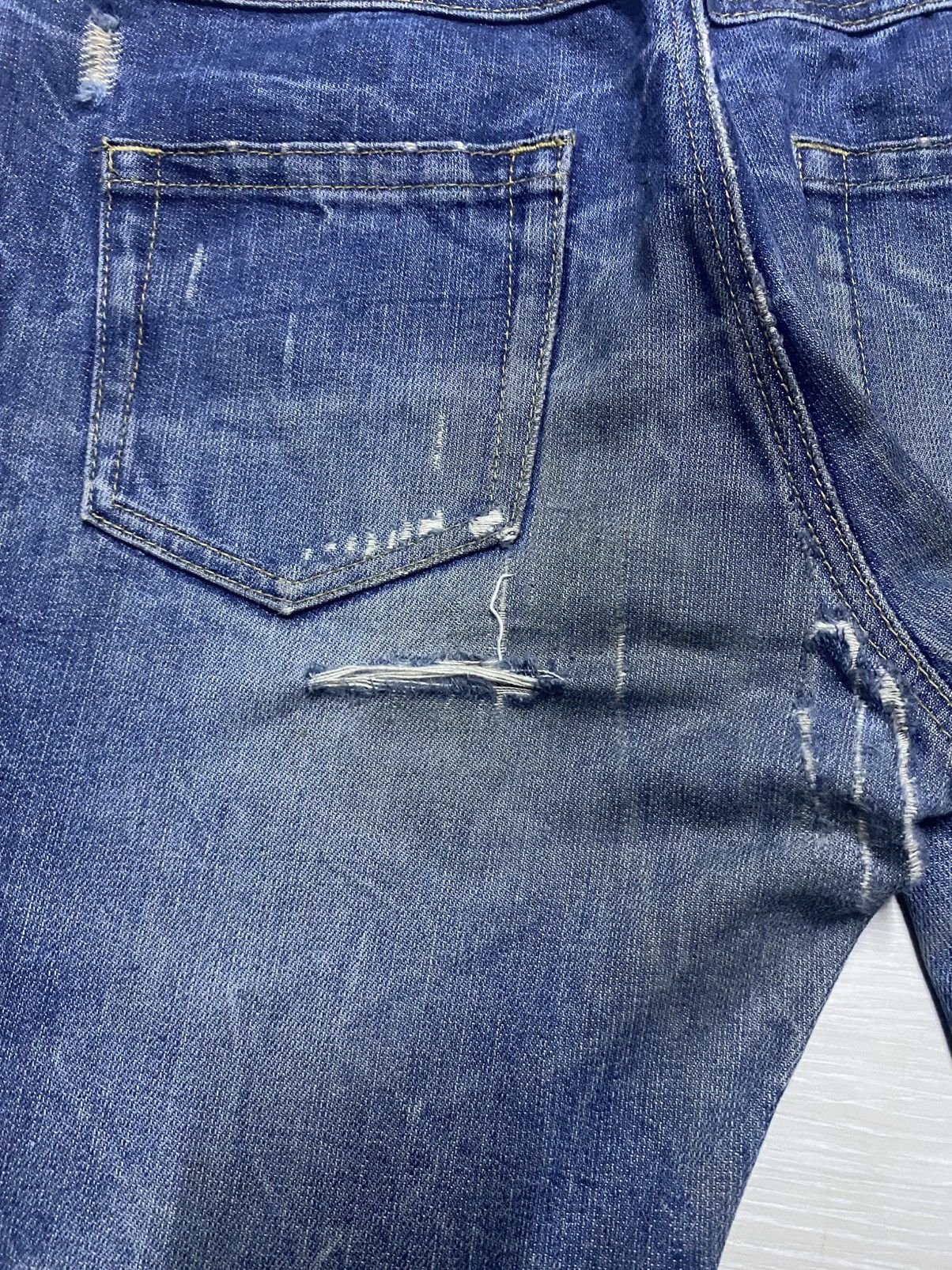 Japanese Brand Vintage Japanese Brand Acid Wash Thunder Distressed Style Size US 33 - 11 Thumbnail