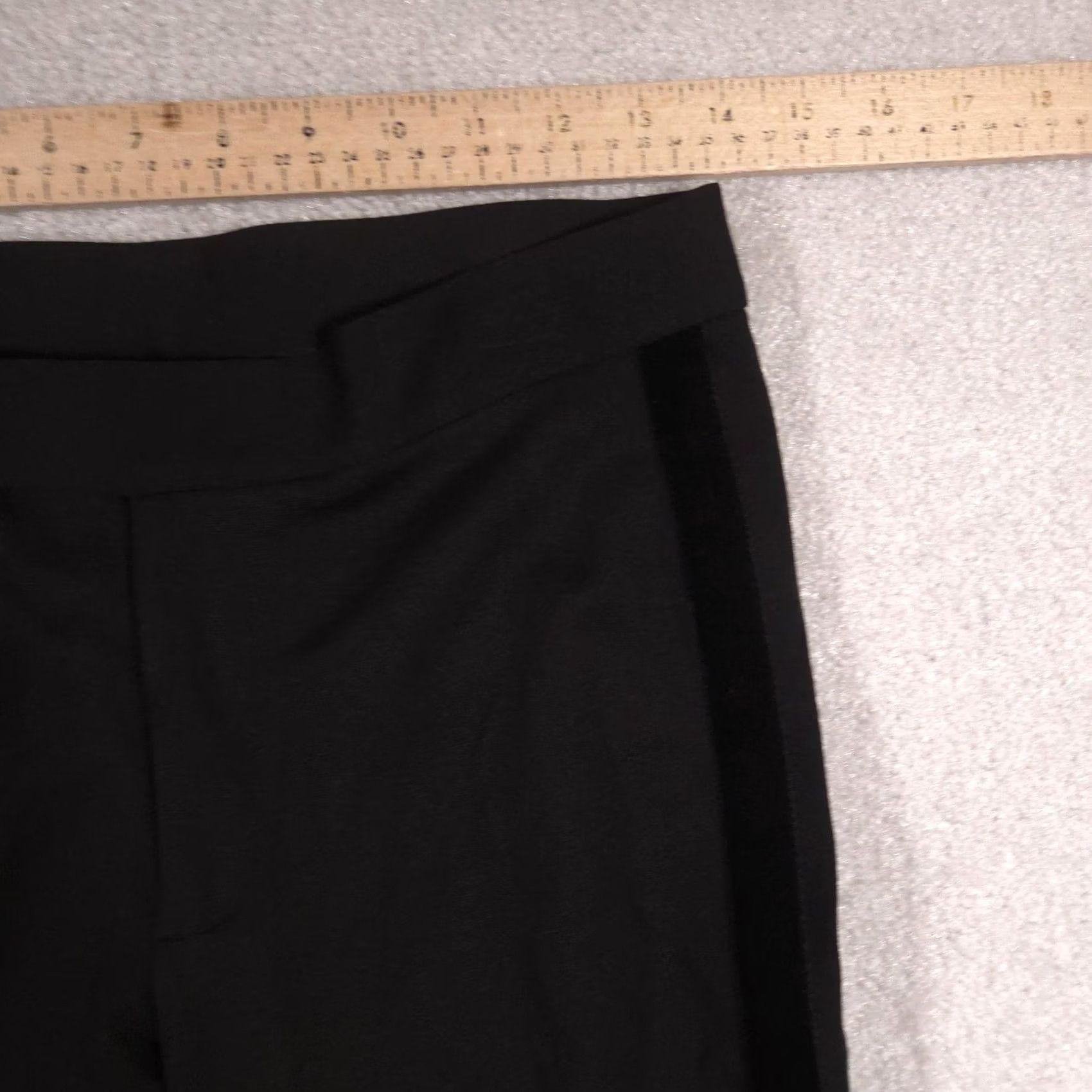 Ralph Lauren Lauren Ralph Lauren Dress Pants Womens XS Black Ponte Skinny Pull On Side Stripe Size 26" / US 2 / IT 38 - 6 Thumbnail