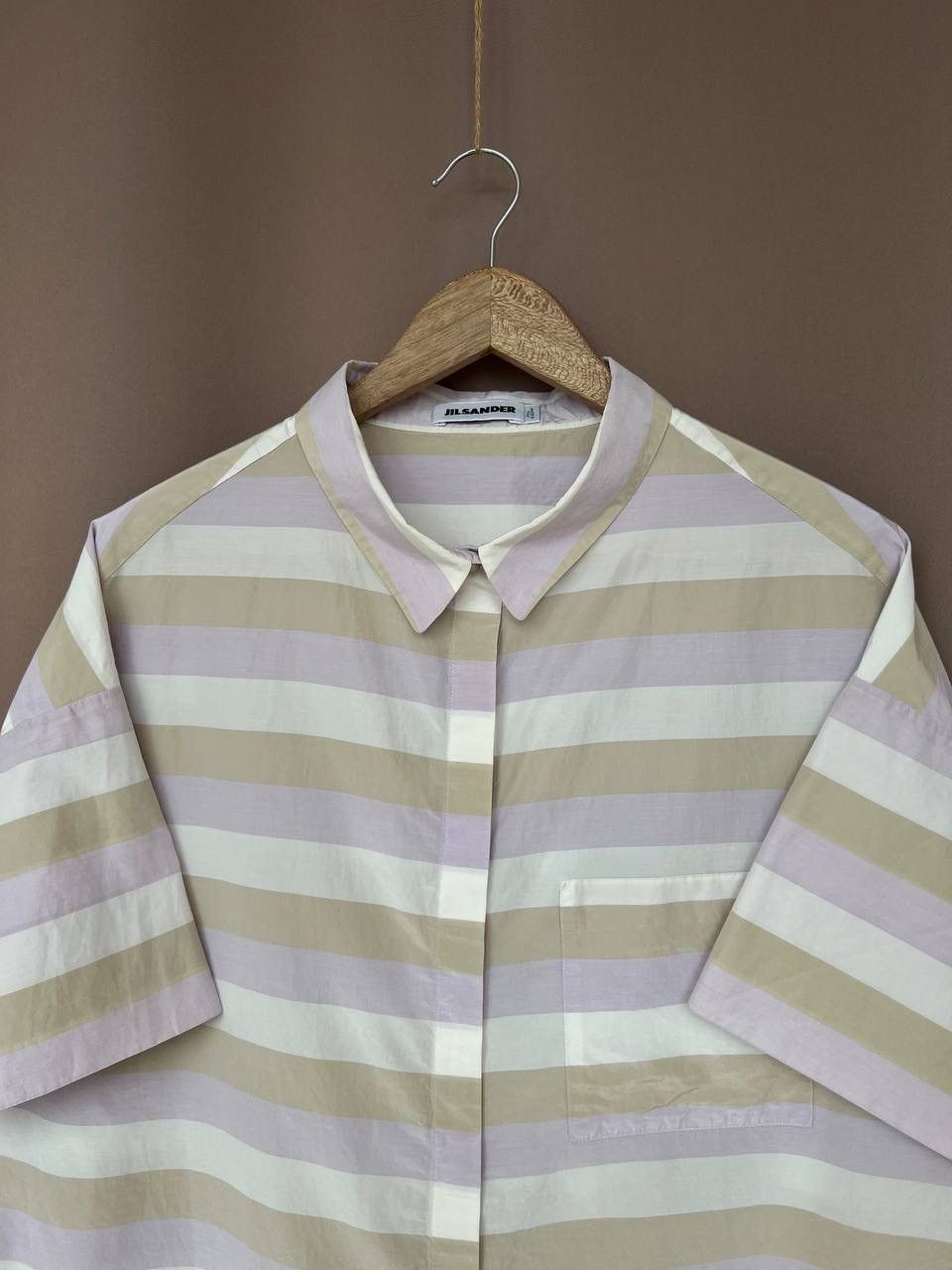 Jil Sander Jil Sander Striped Button Up Shirt Mens Size XL Collared Size US XL / EU 56 / 4 - 2 Thumbnail