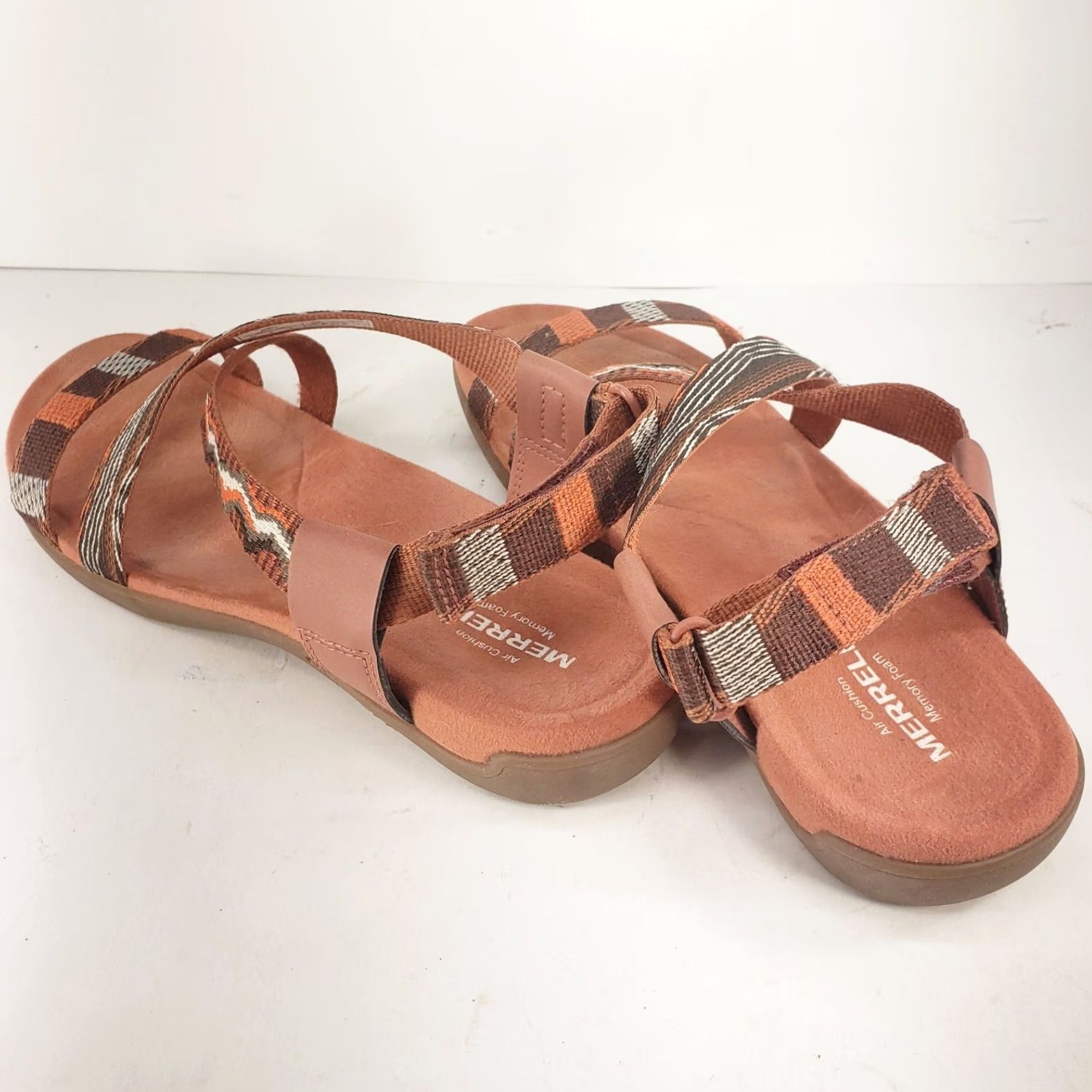 Merrell Merrell Womens Sandal Strappy Adjustable Arch Support Orange 10 US 39 EU Size US 9 / IT 39 - 4 Thumbnail