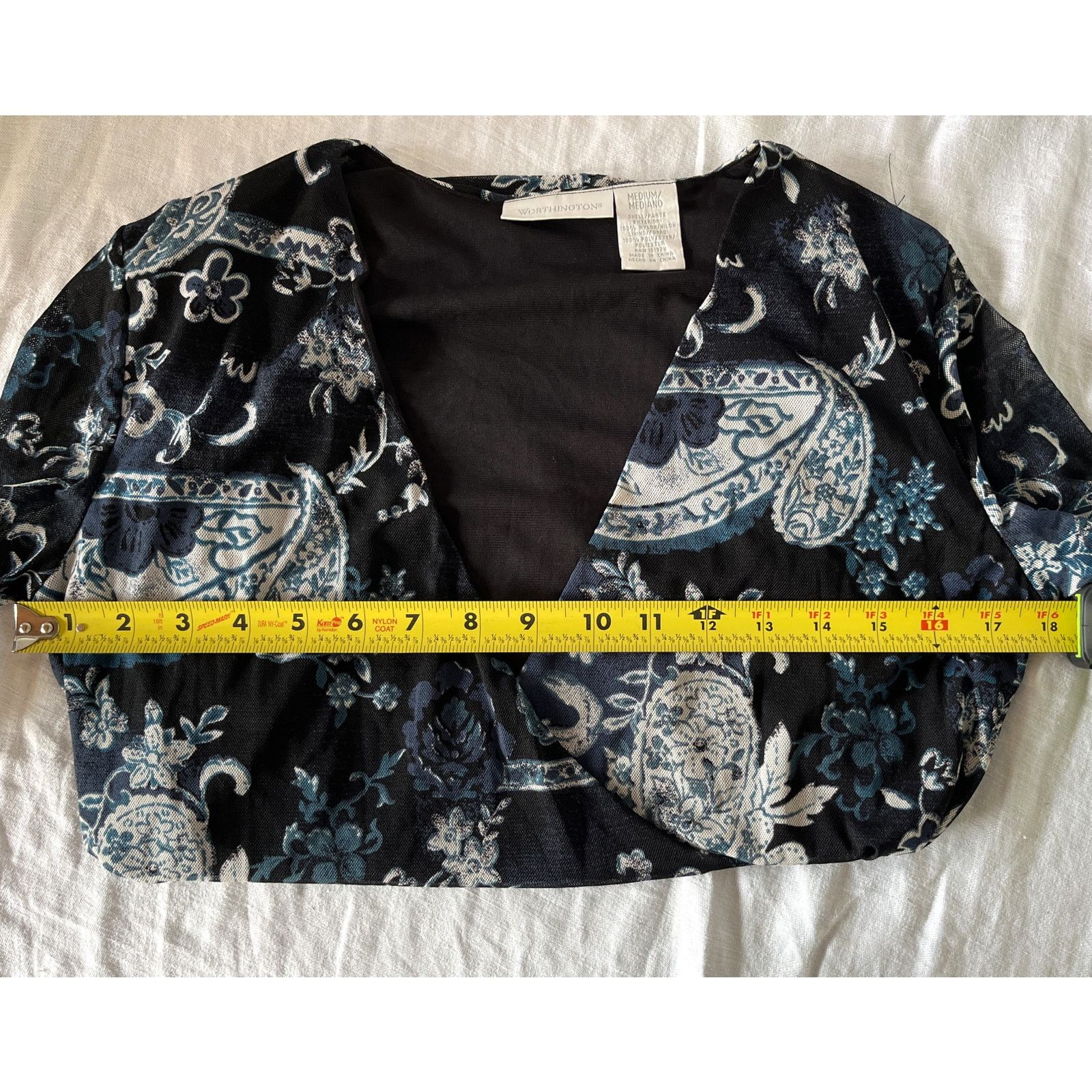 Worthington Worthington Wrap Plunge Shirt Medium Size M / US 6-8 / IT 42-44 - 7 Thumbnail