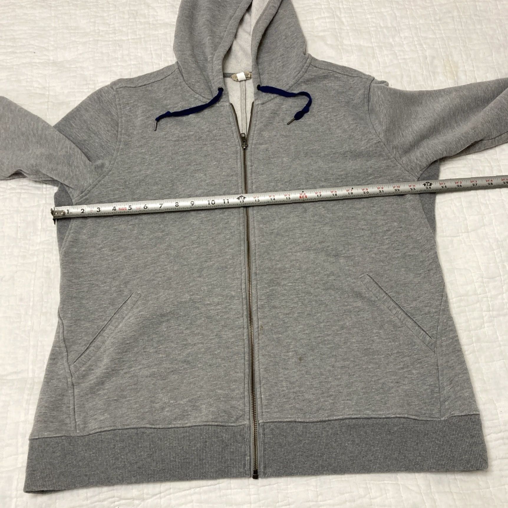 Duluth Trading Company Duluth Trading Co Hoodie XL Gray Cotton Full Zip Lightweight Mens Size US XL / EU 56 / 4 - 4 Thumbnail