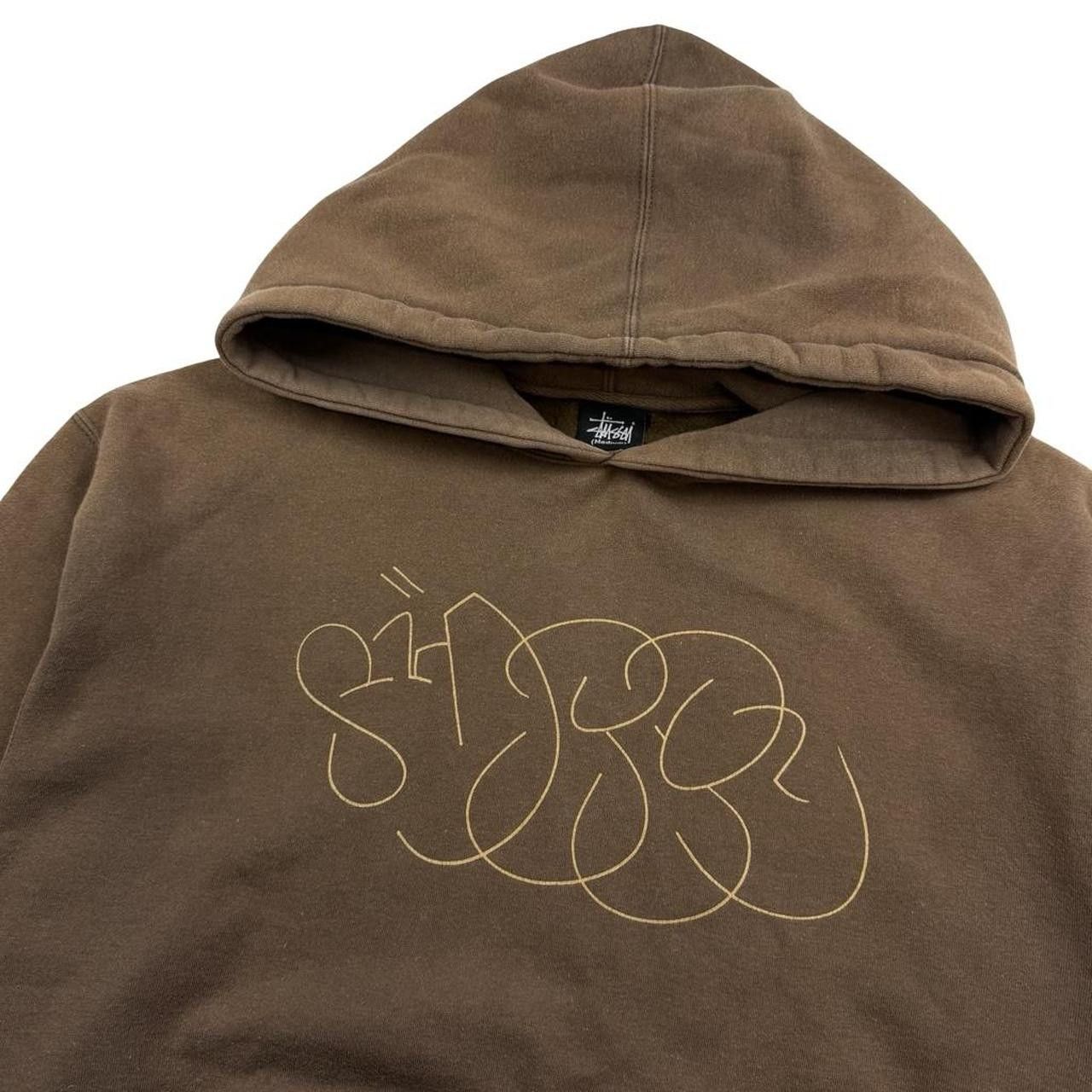 Stussy Vintage 2000s Stussy Graffiti Logo Pullover Hoodie - Medium Size US M / EU 48-50 / 2 - 3 Thumbnail