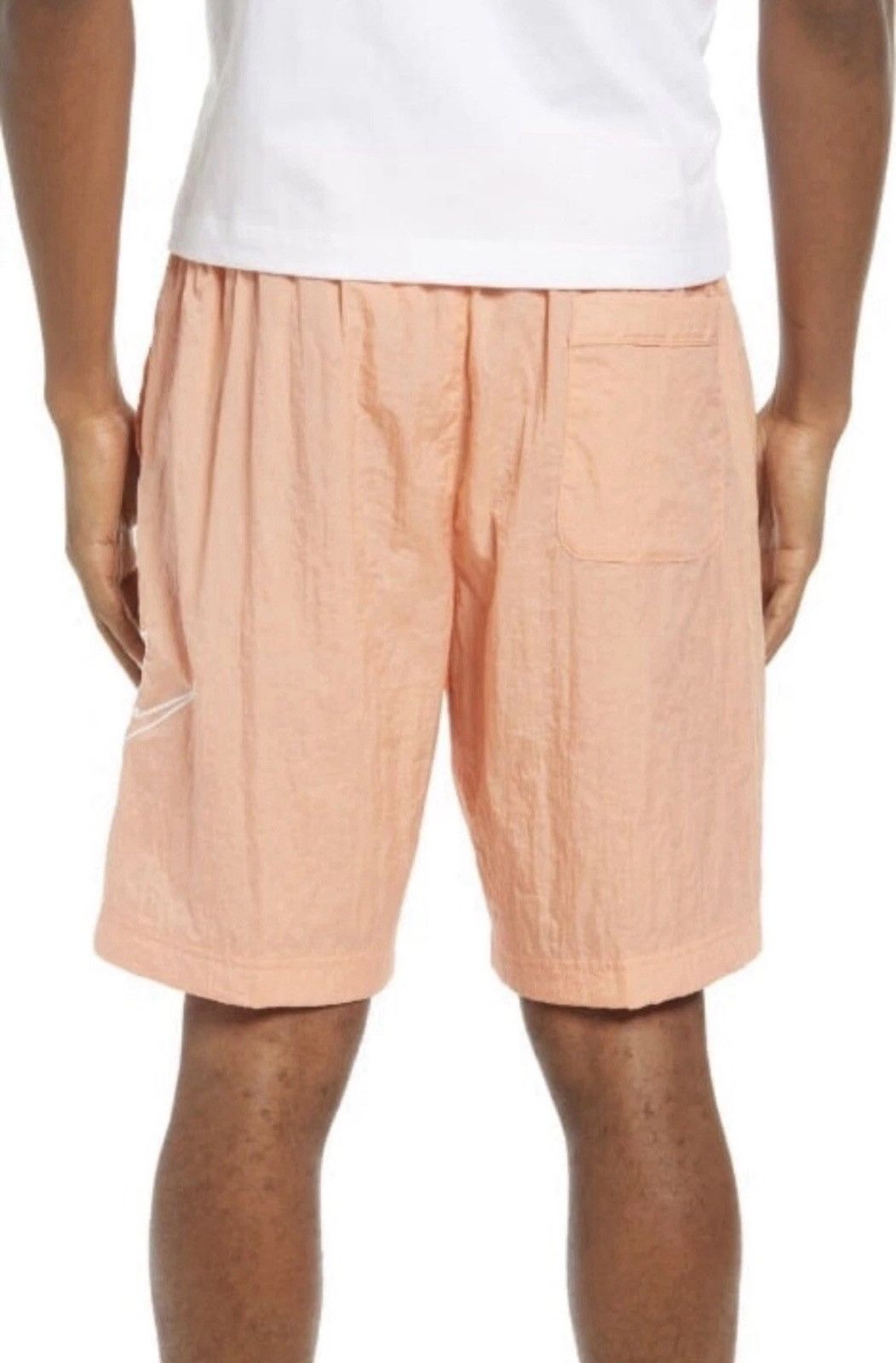 Nike Nike Alumni Woven Flow Nylon Water Short Peach Apricot Agate Size US 30 / EU 46 - 9 Thumbnail