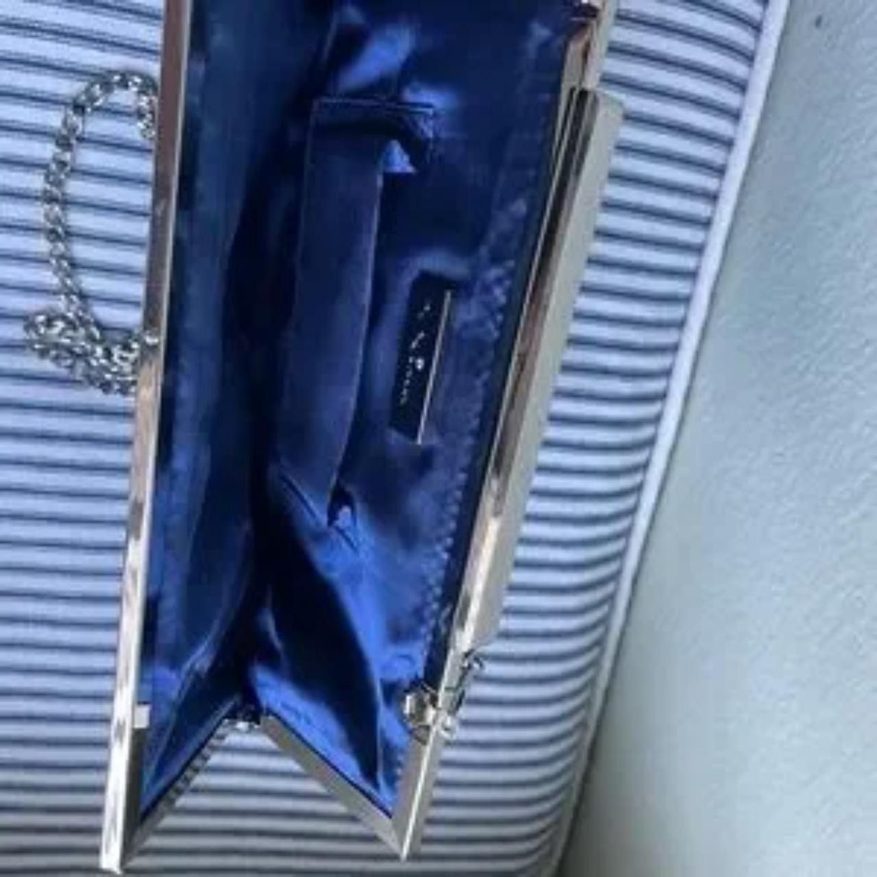 Nine West Glittered navy blue purse/clutch Size ONE SIZE - 4 Thumbnail